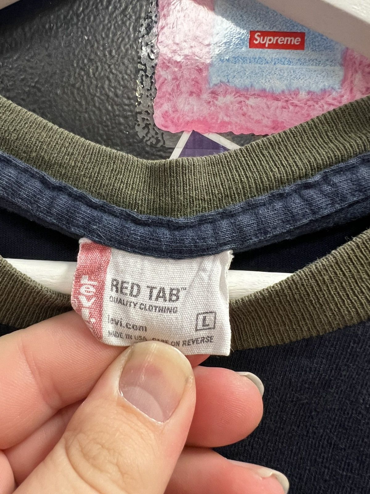 Levi's Vintage Levis Red Tab Shirt Size US L / EU 52-54 / 3 - 2 Thumbnail