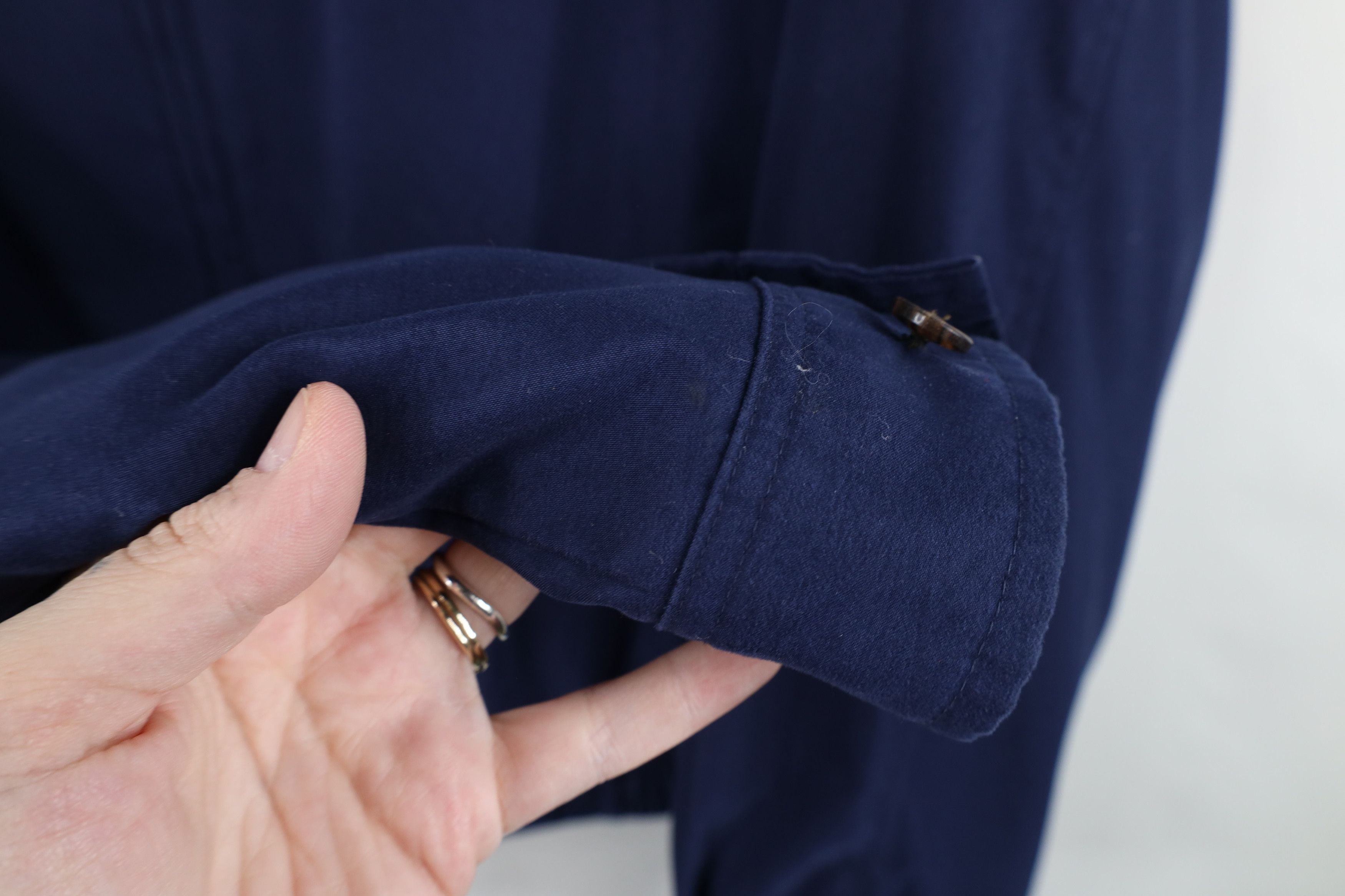 Ralph Lauren Vintage 90s Ralph Lauren Microfiber Bomber Jacket Navy Blue Size US XL / EU 56 / 4 - 9 Thumbnail