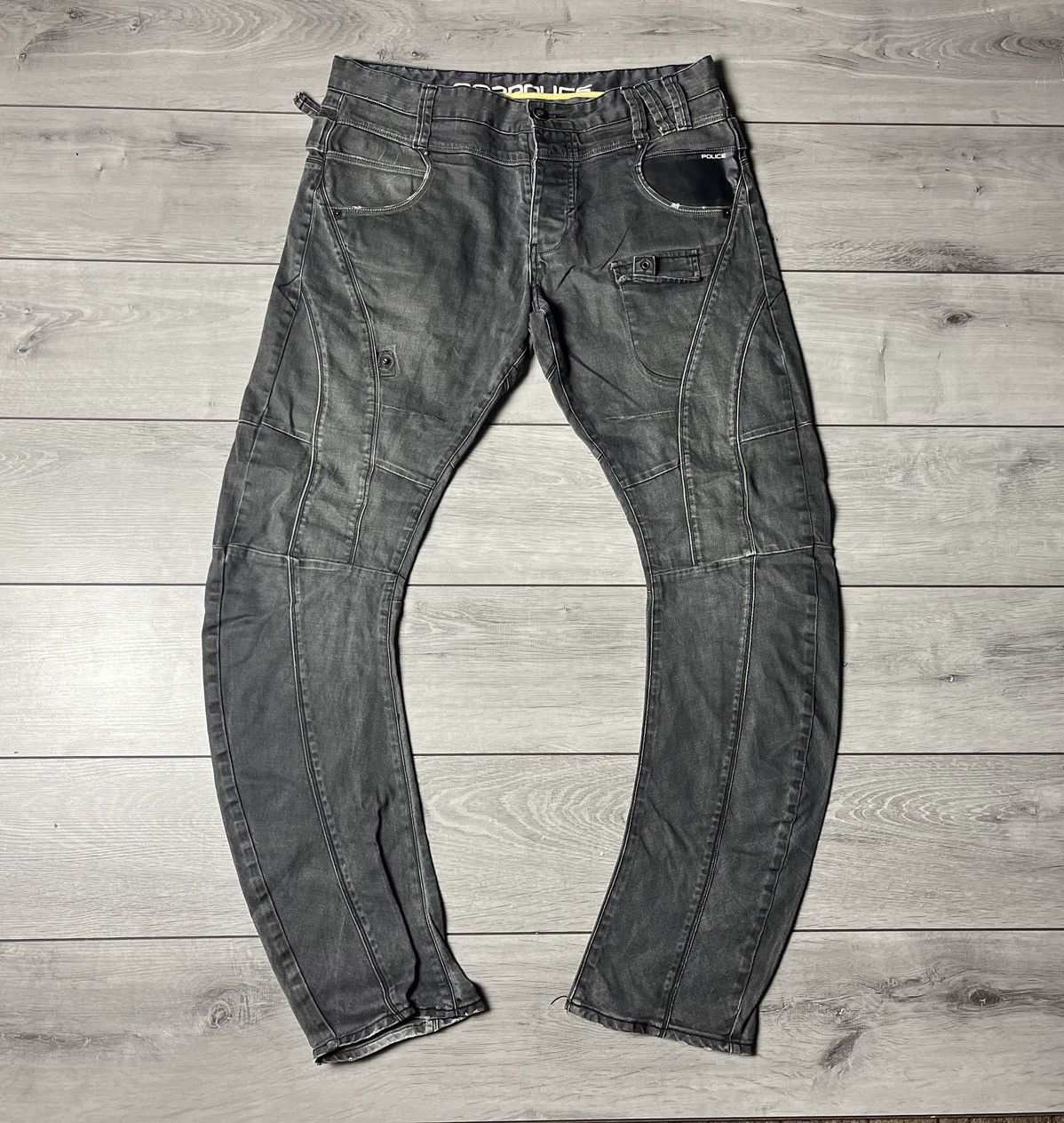 Police biker jeans deals