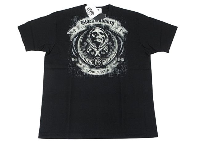 T-Shirt jersey product print SABBATH short sleeve Black