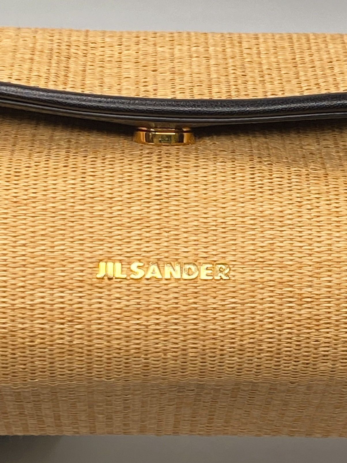 Jil Sander Jil Sander small Cannolo interwoven raffia shoulder bag Size ONE SIZE - 8 Thumbnail