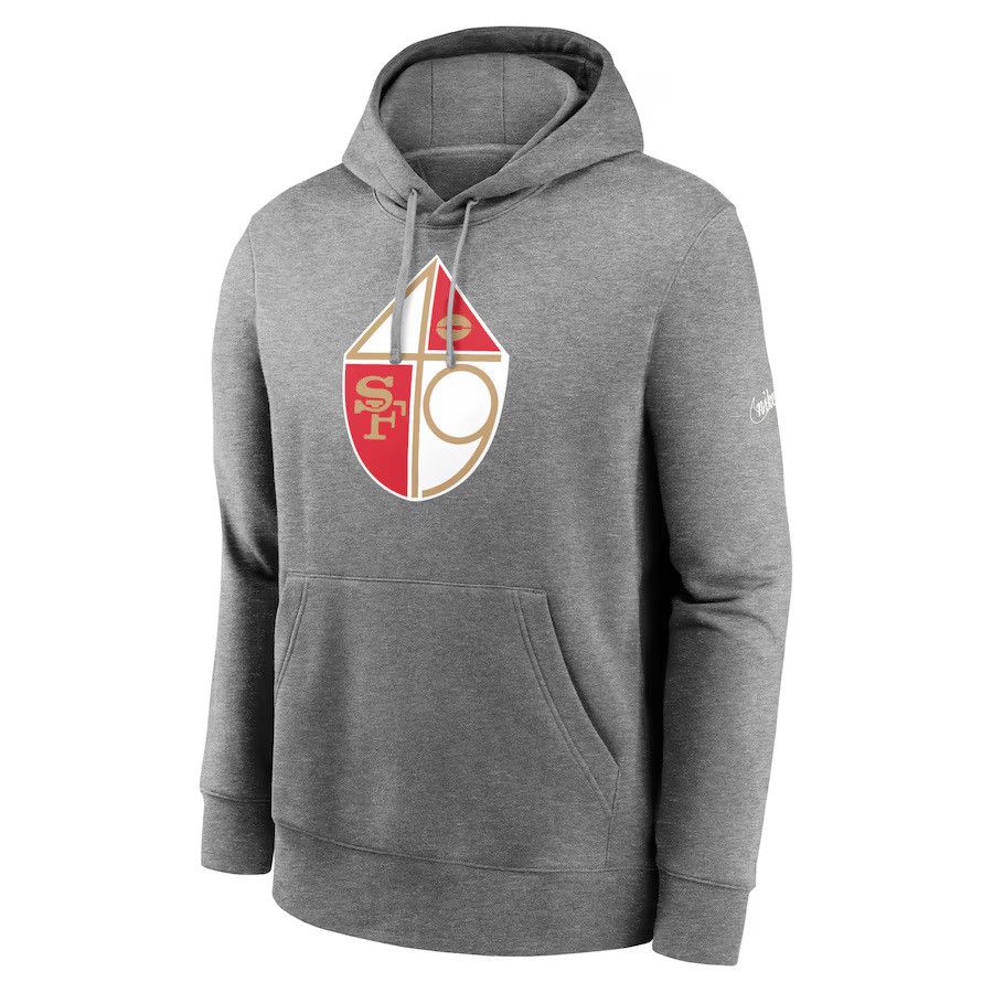 Nike Nike Rewind Club San Francisco 49ers Hoodie Gray Sweatshirt Size US XXL / EU 58 / 5 - 2 Thumbnail