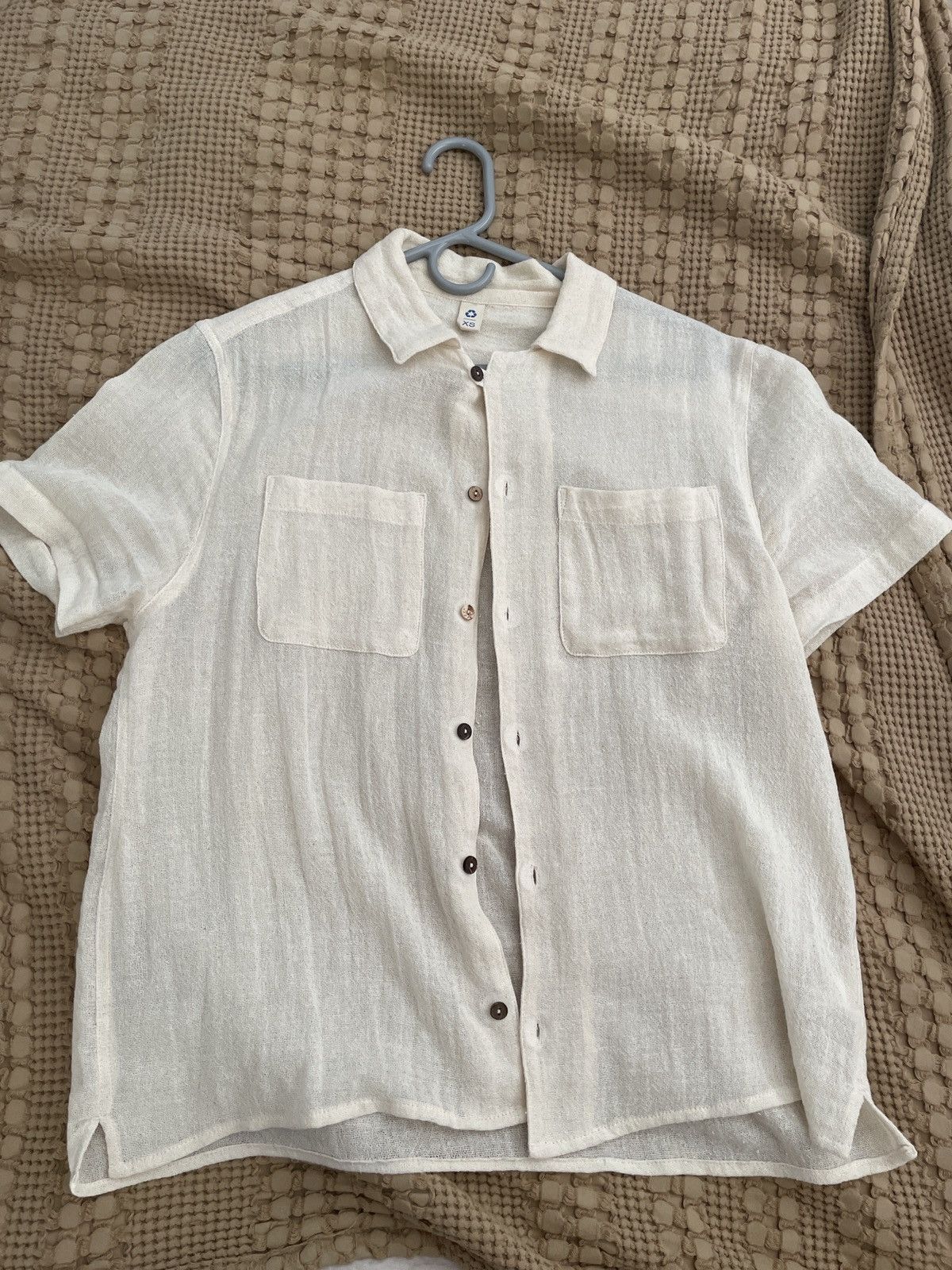 image of Industry Of All Nations - New Camp Shirt - Xs - Coco in Blue, Men's