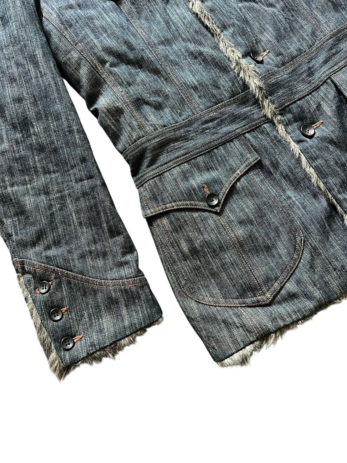 Nicole Club Nicole Club Fur Denim Jacket 4 Pockets Size US L / EU 52-54 / 3 - 4 Thumbnail