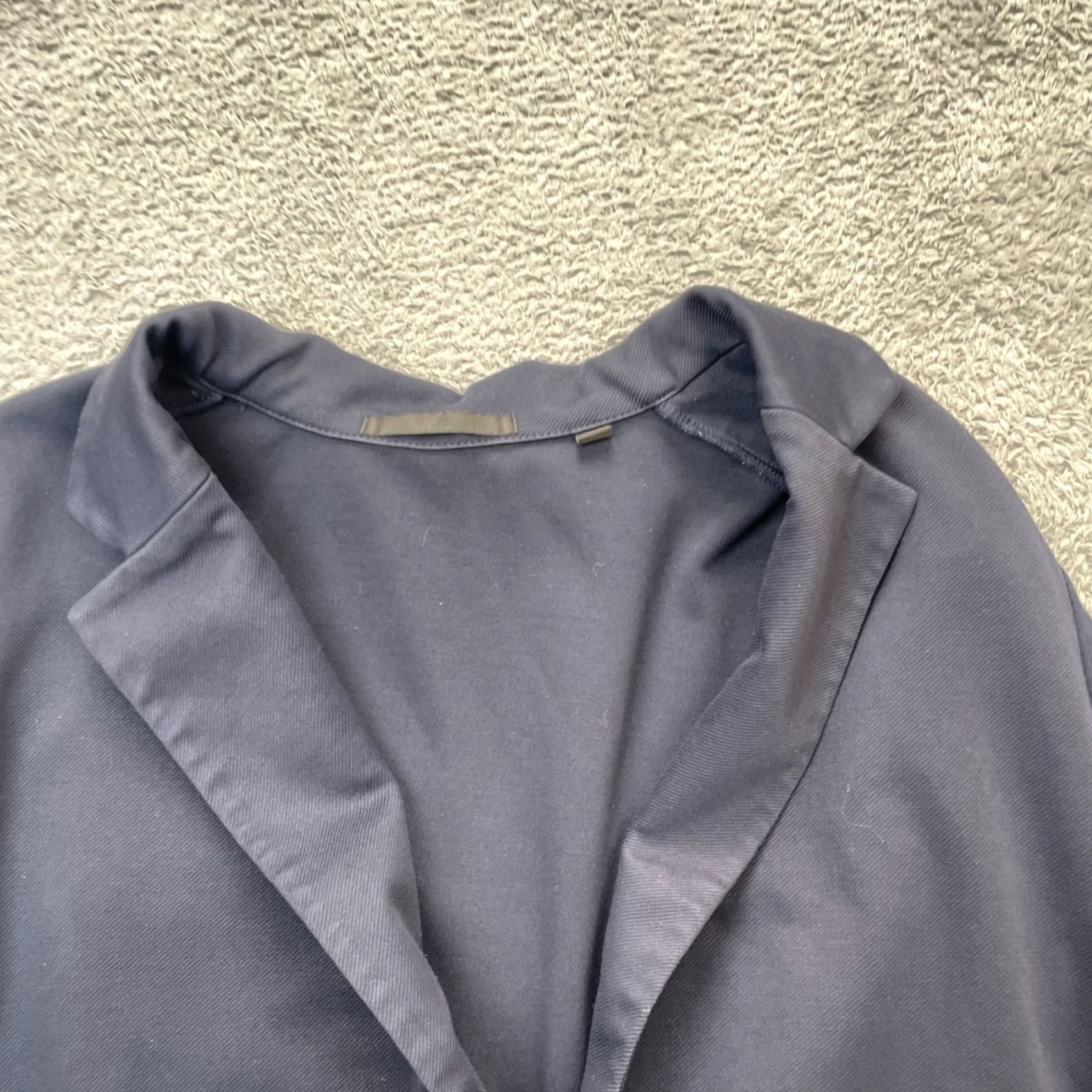 Uniqlo Uniqlo Blazer Jacket Womens M Blue Stretch Lightweight Regular Notch Lapel Button Pockets Solid Short Coat Business Casual Workwear Size M / US 6-8 / IT 42-44 - 7 Thumbnail