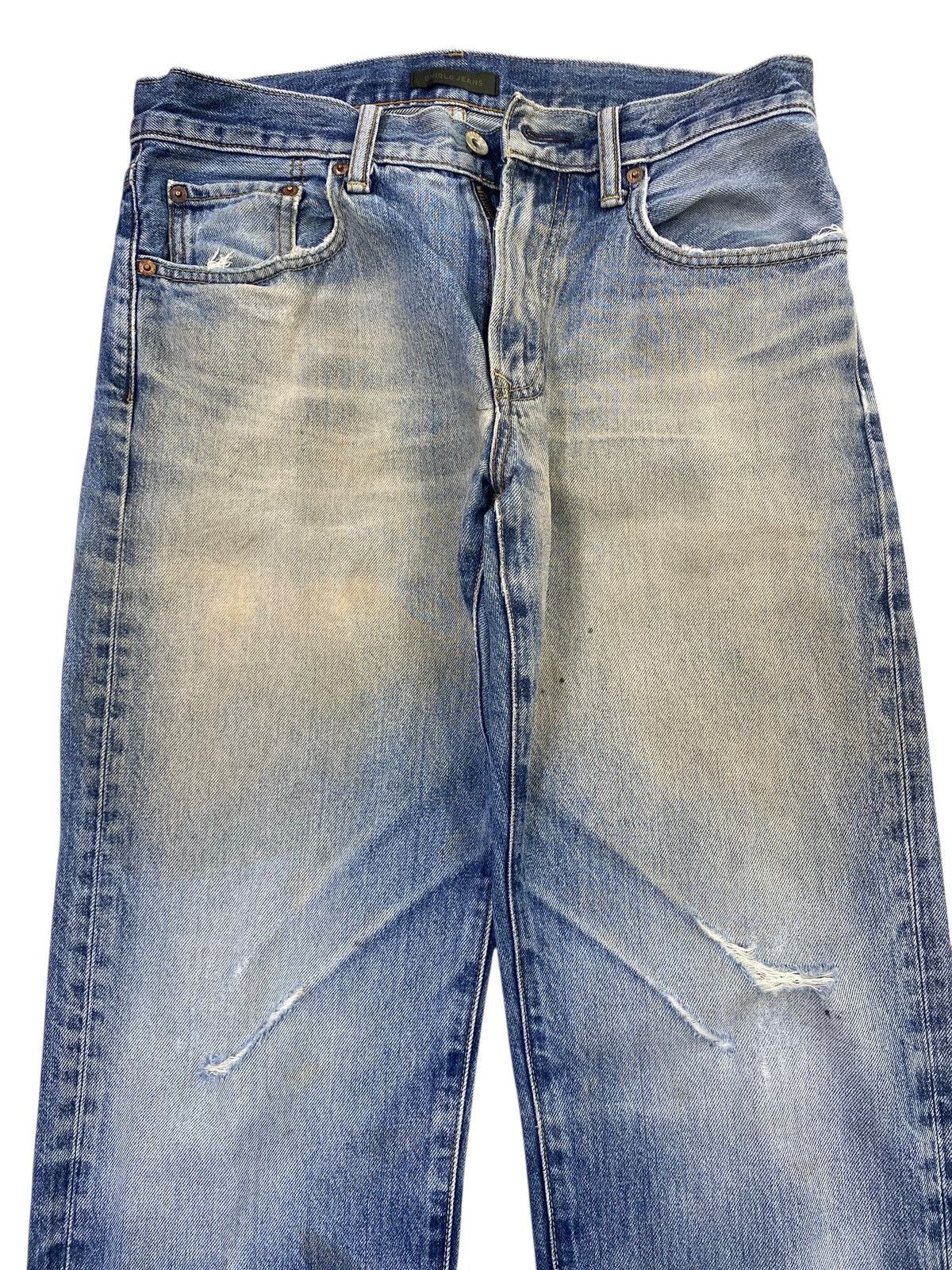 Uniqlo Uniqlo Rusty Faded Wash Style Ripped Jeans Size US 30 / EU 46 - 2 Thumbnail