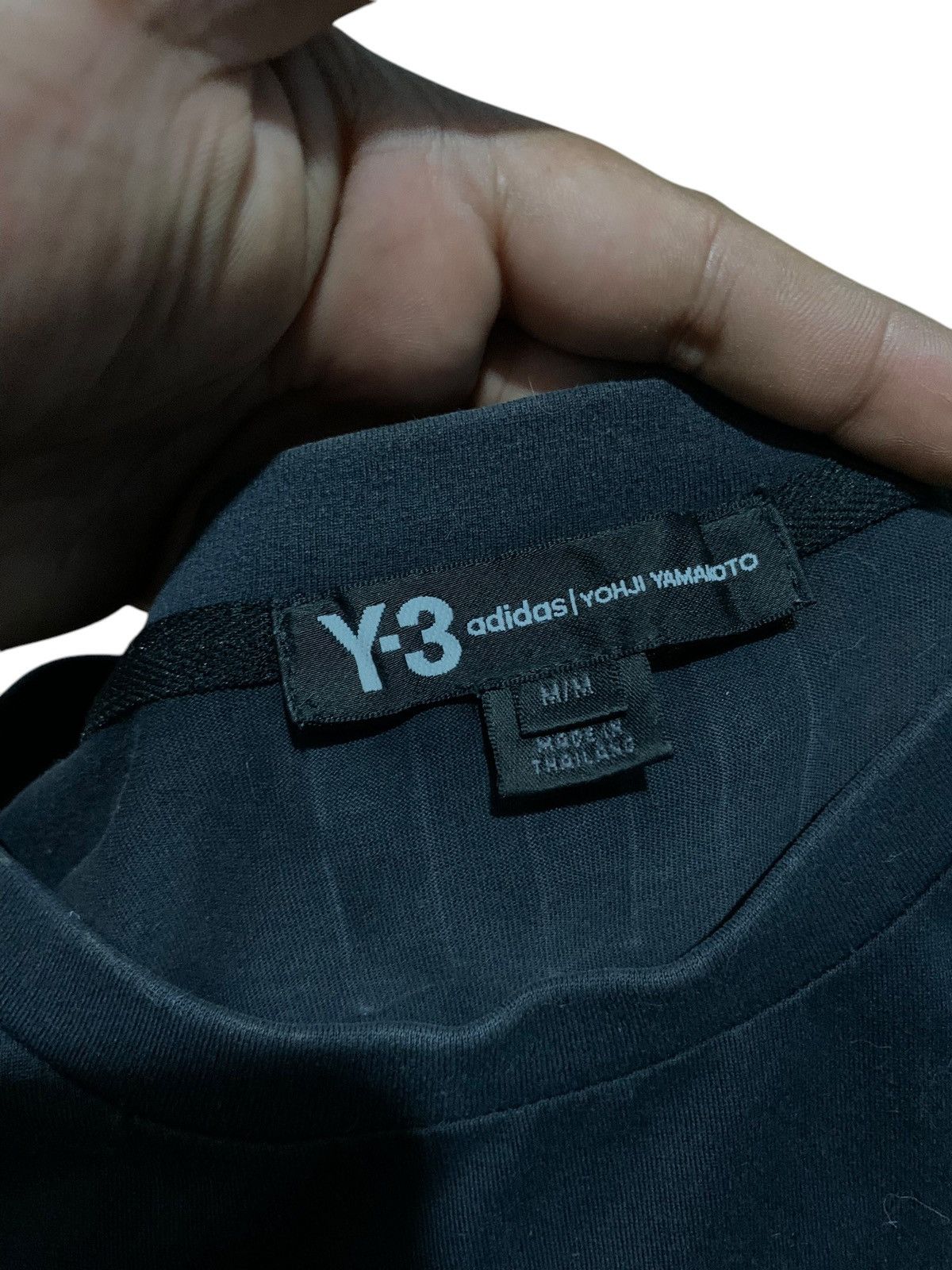 Yohji Yamamoto Yohji Yamamoto Y-3 x Adidas graphic 3 stripes t shirt Size US M / EU 48-50 / 2 - 7 Thumbnail