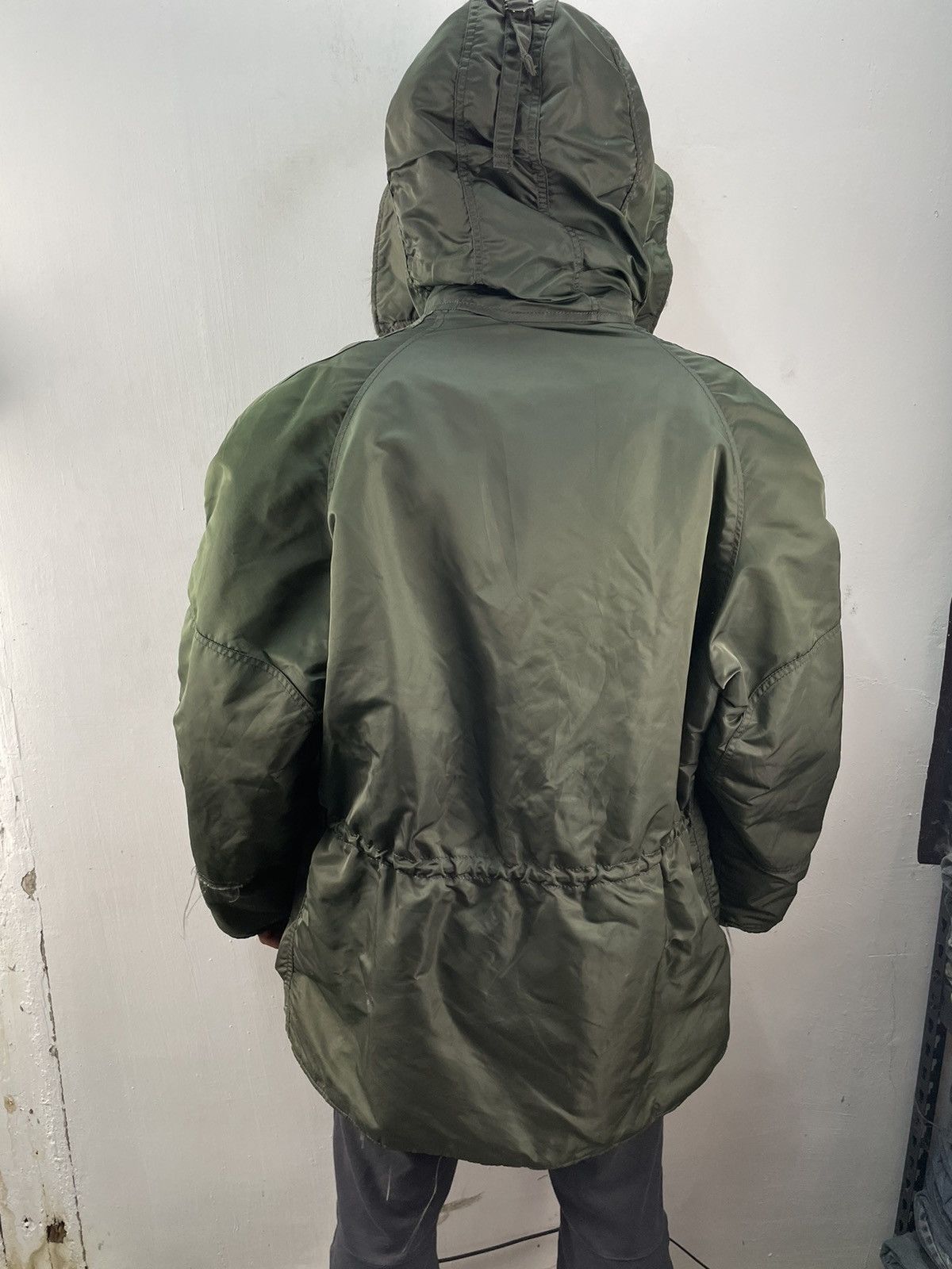 Alpha Industries Vintage 80s Alpha Industries Bomber Fur Flight Jacket Size US L / EU 52-54 / 3 - 3 Thumbnail