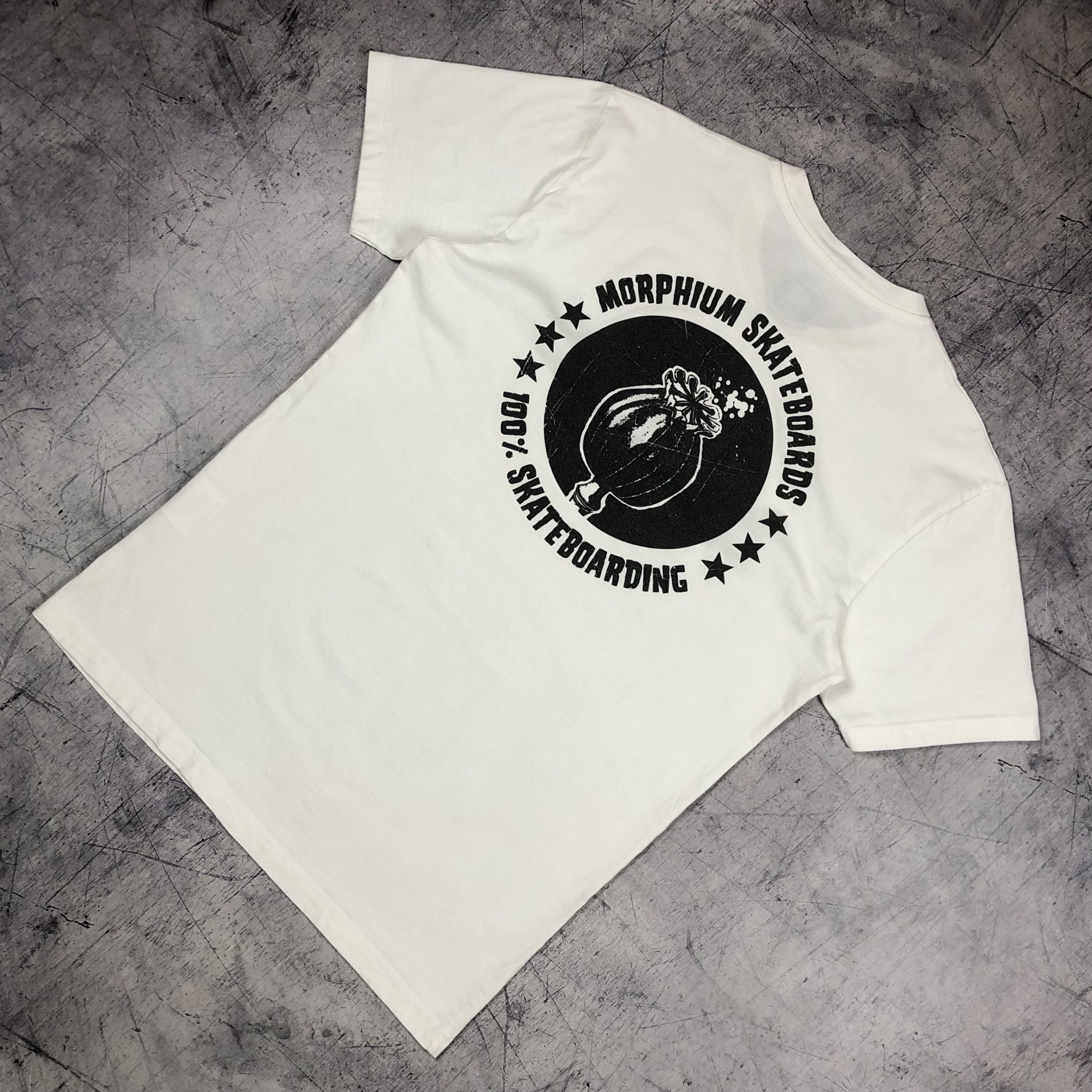 Vintage Y2K Morphium Skateboards Opium Tee Size US M / EU 48-50 / 2 - 4 Thumbnail