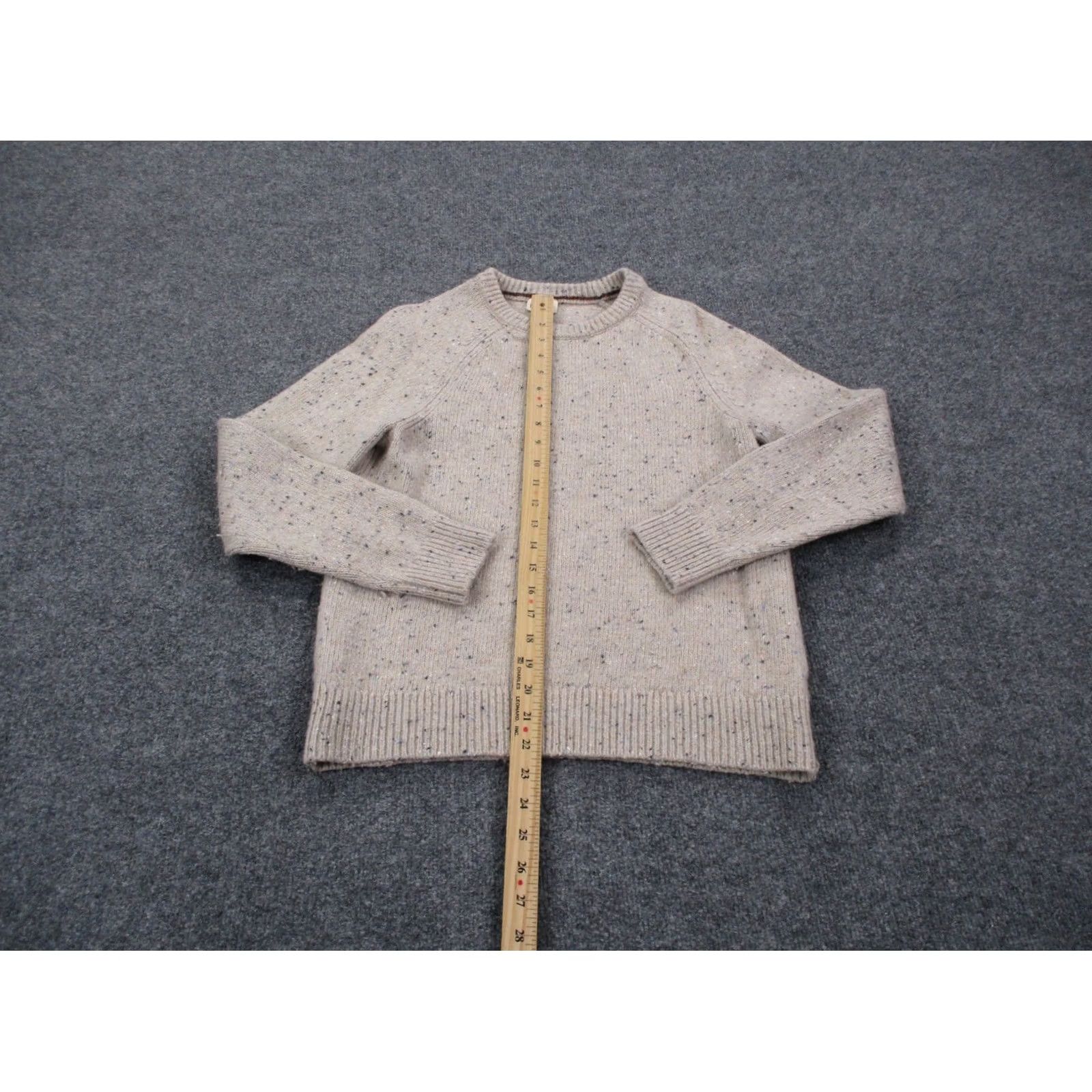 Faherty Faherty Sweater Women M Beige Wool Nylon Outside Hiking Pullover Casual Size M / US 6-8 / IT 42-44 - 3 Thumbnail