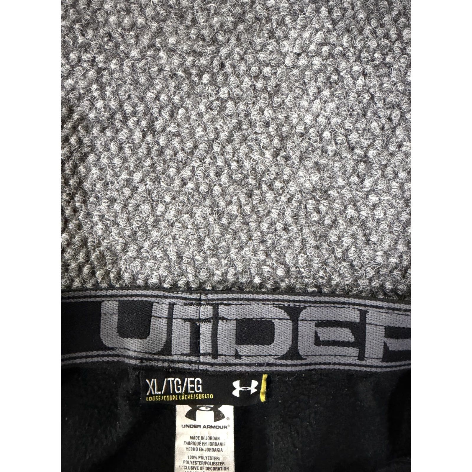 Under Armour Under Armour Pants Mens XL Black Softshell Track Zip Pocket Athletic Warm Up Size US 36 / EU 52 - 6 Thumbnail