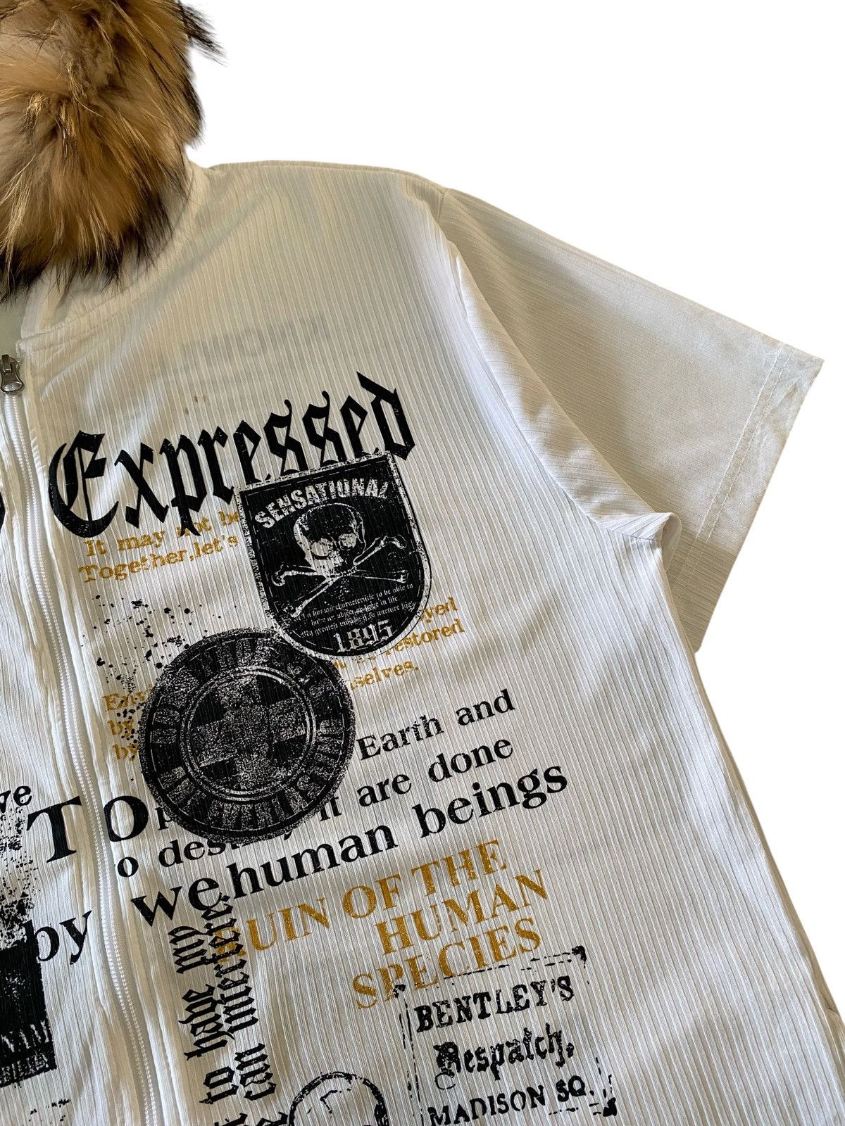 Japanese Brand Fur Beaumont Carr Vintage Punk Japanese Dark Gothic Hoodie Size US XXL / EU 58 / 5 - 5 Thumbnail