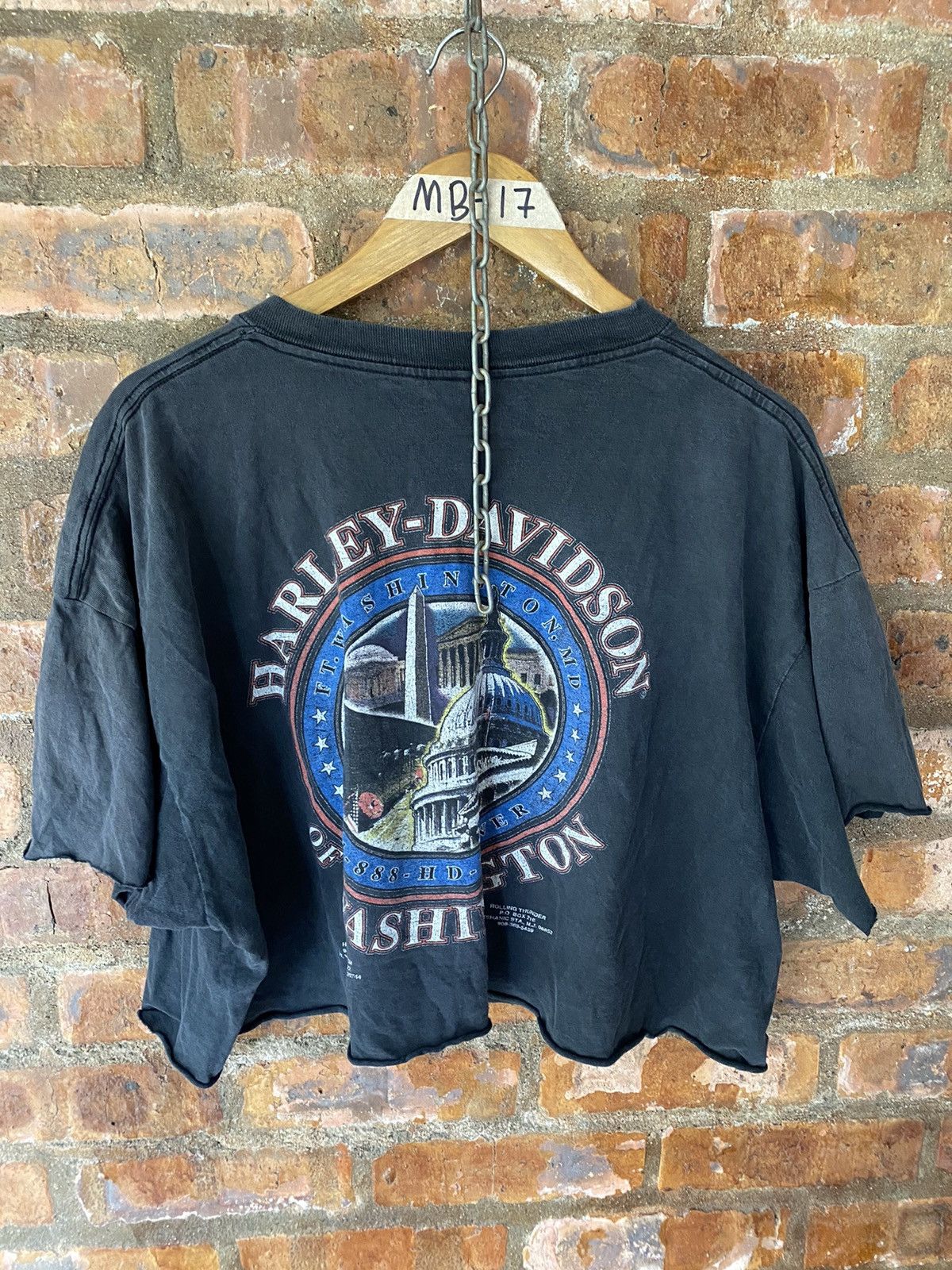 Harley Davidson Rare🔥🔥🔥 1998 Harvey Rolling Thunder Washington Size US XL / EU 56 / 4 - 9 Thumbnail