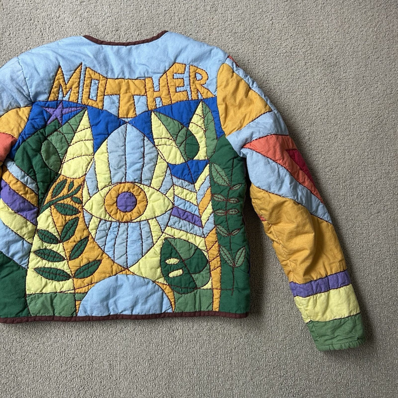 MOTHER MOTHER Women’s Jacket On The Fringe Quilted Coat 70s Colorfu Size S / US 4 / IT 40 - 16 Thumbnail