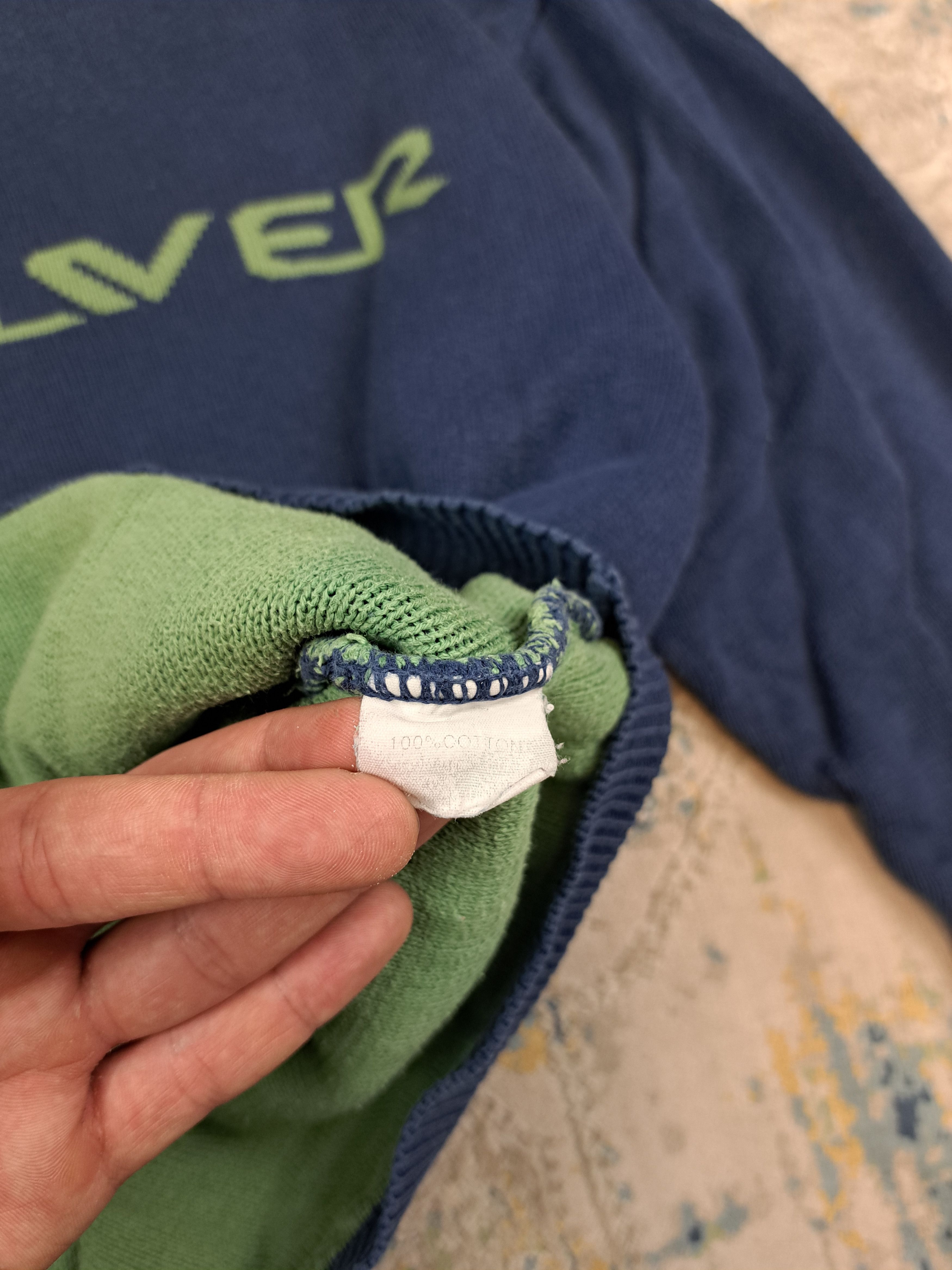 Quiksilver Vintage 90s Quiksilver Oversize Baggy Sweater Boxy Fit Size US XL / EU 56 / 4 - 8 Thumbnail