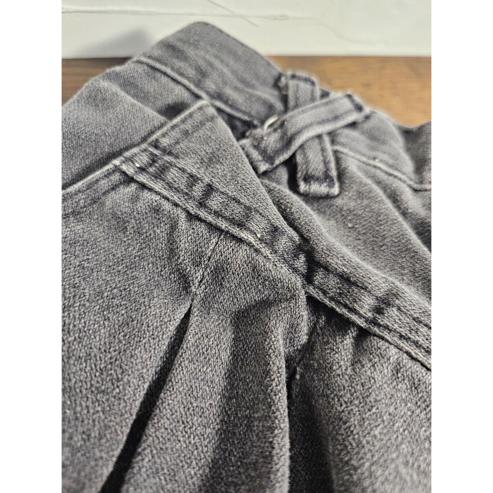 Wrangler Wrangler VINTAGE 1980s Women's Grey Criss-Cross Jeans M Size 24" / US 00 / IT 34 - 6 Thumbnail