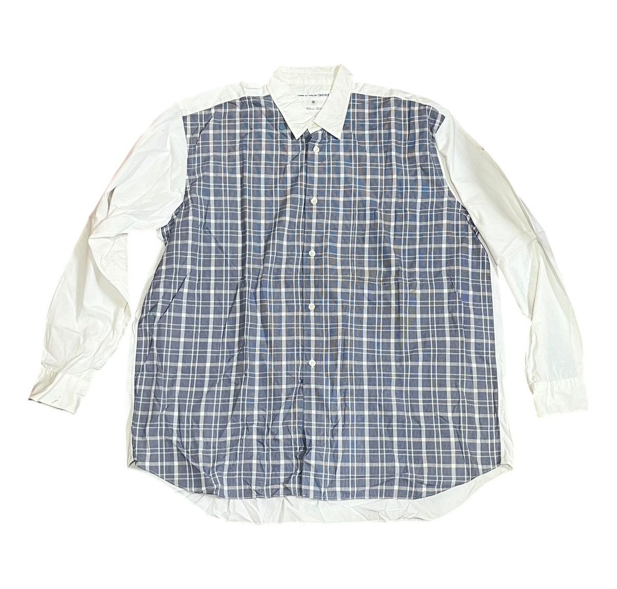 Comme des Garcons CDG shirt plaid hybrid button up Size US XL / EU 56 / 4 - 1 Thumbnail