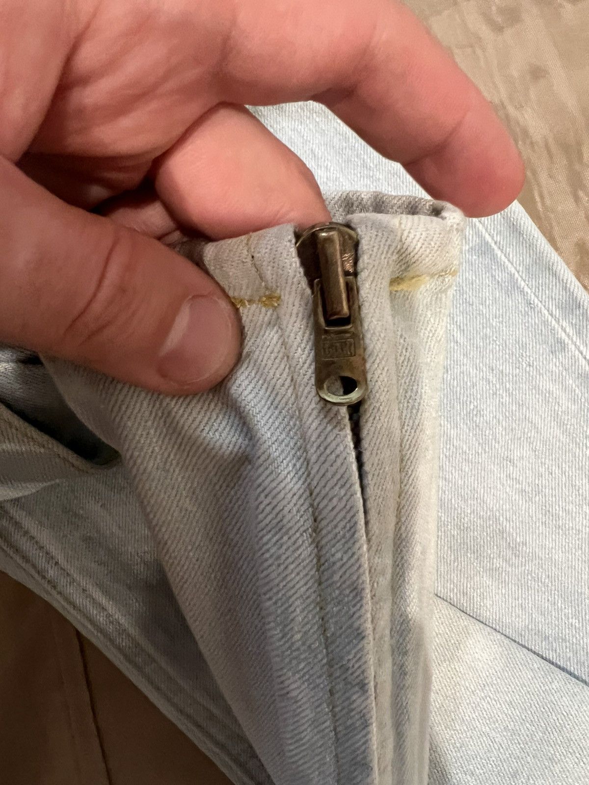 Fear of God Fear of God Blue Distressed Zipped Hem Slim Fit size 32 Size US 32 / EU 48 - 8 Thumbnail