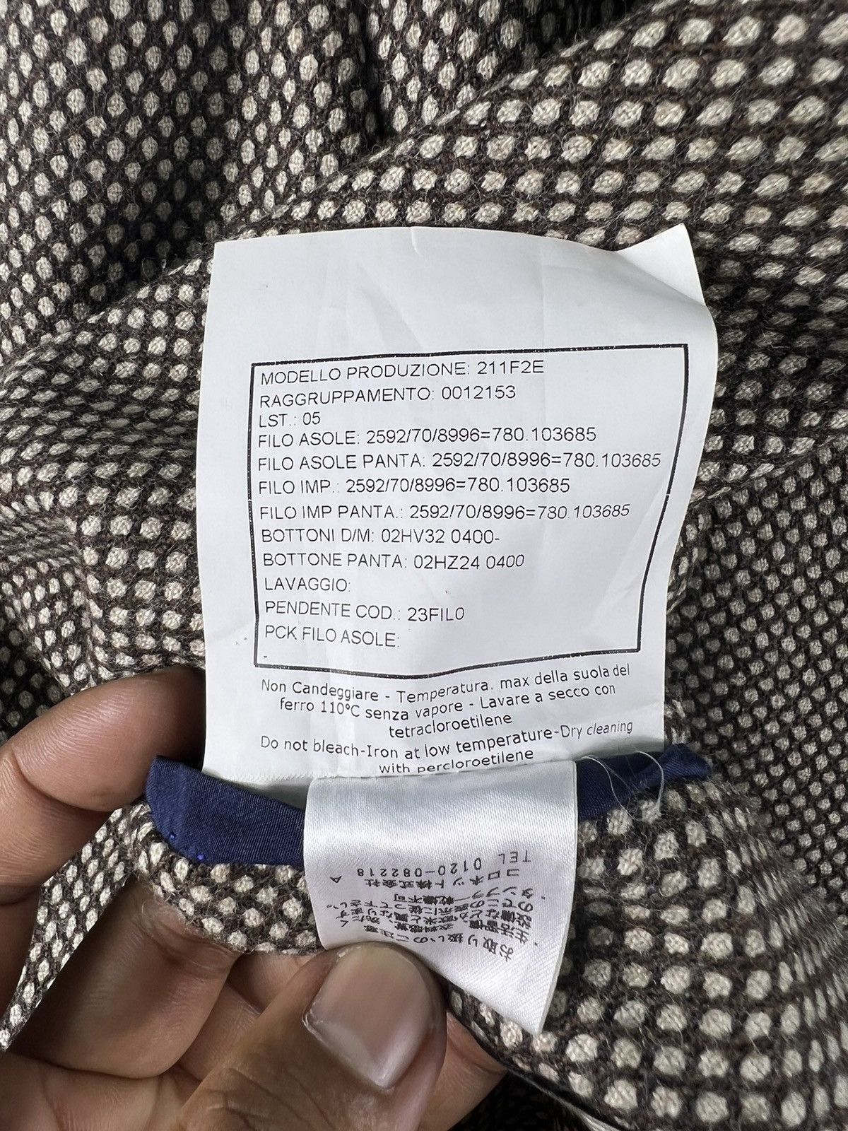 Boglioli 🔥RARE🔥 BOGLIOLI ITALY RETFORD WOOL ABSTRACT HEAVY JACKET Size US S / EU 44-46 / 1 - 10 Thumbnail