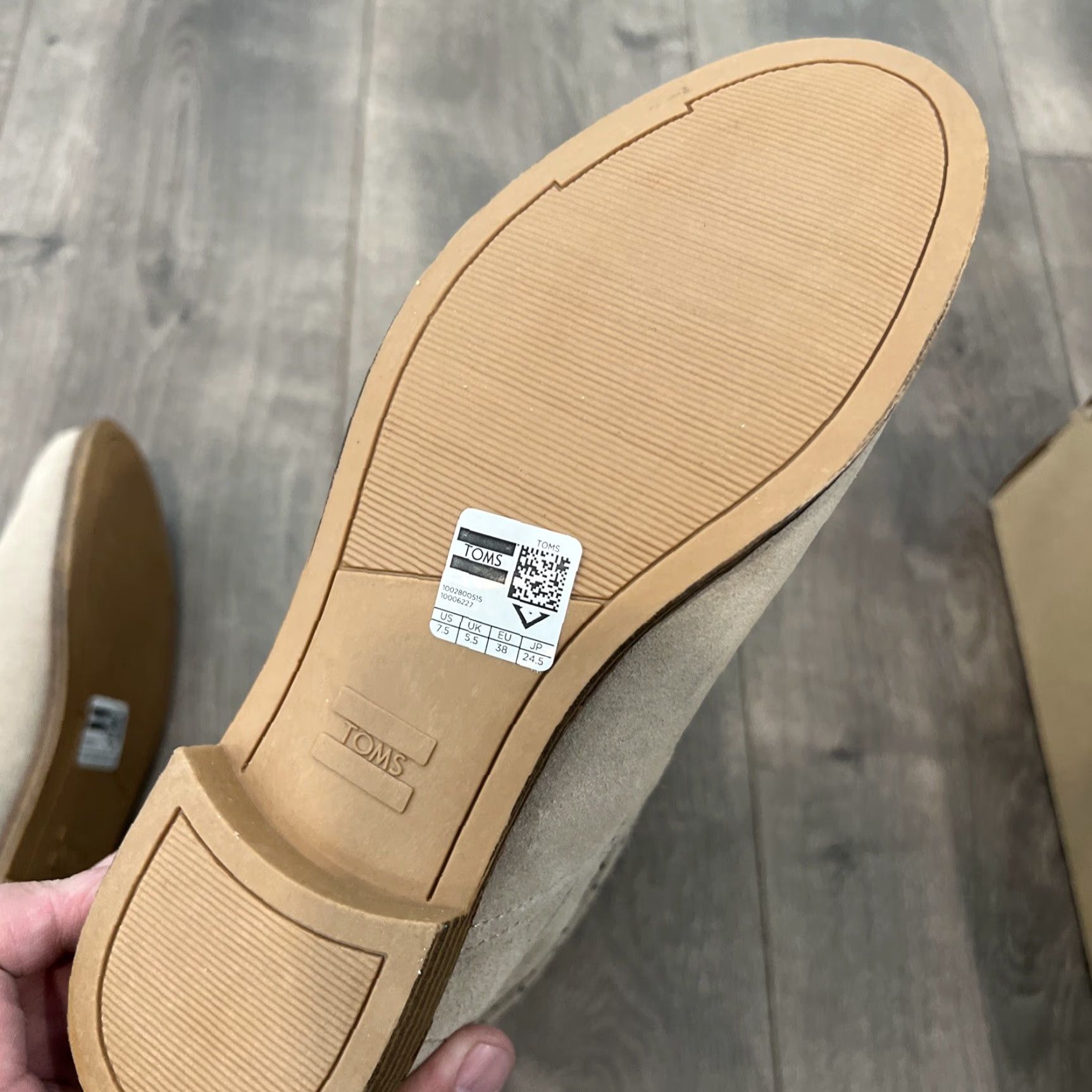 Toms TOMS Serra Low Heel Boots Size 7.5 Brown Suede Perforated Womens Size US 5.5 / IT 35.5 - 7 Thumbnail