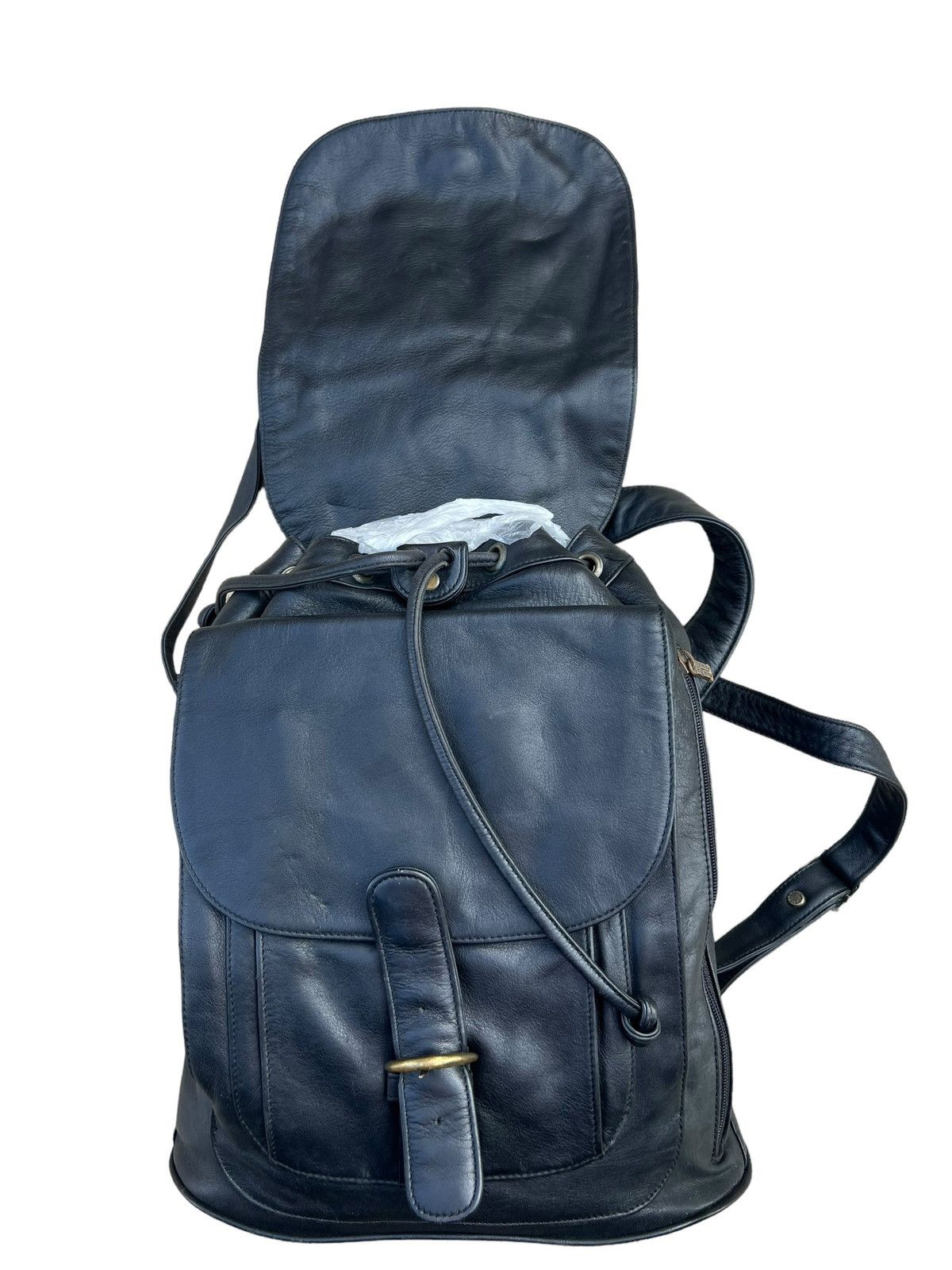 BREE Vintage BREE All Black Leather Backpack Size ONE SIZE - 20 Thumbnail
