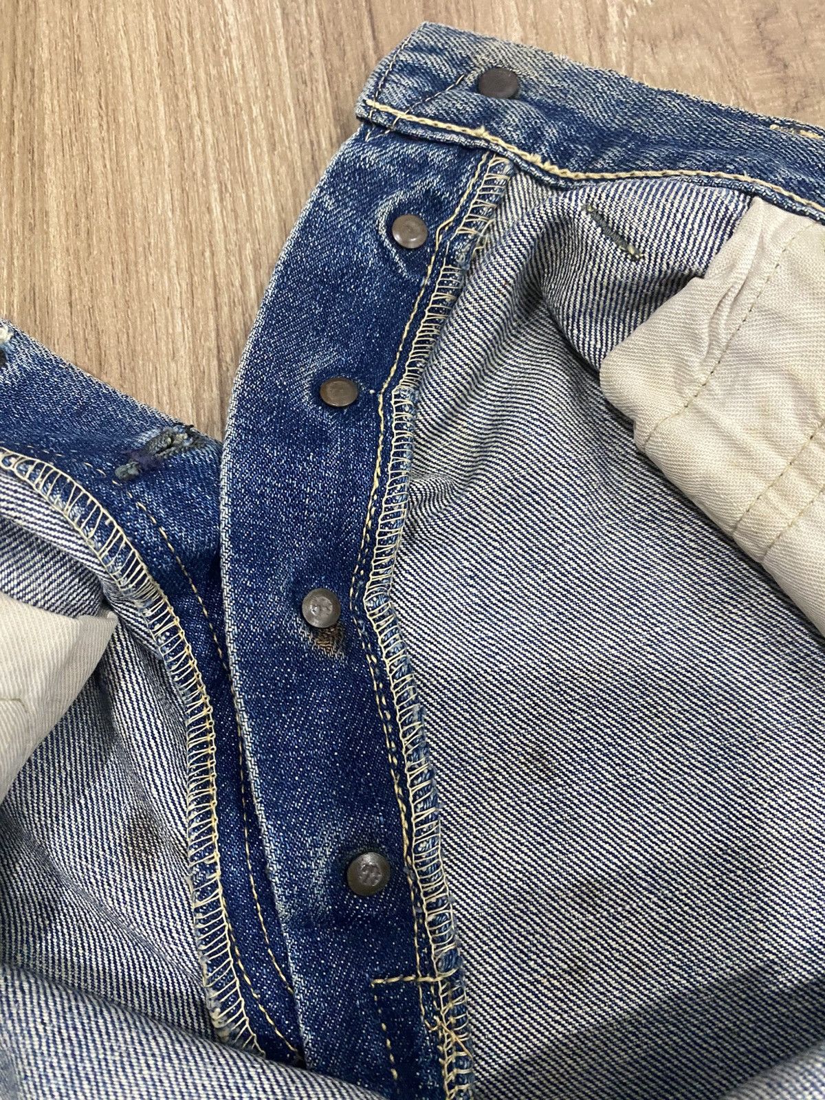 Levi's True Vintage rare Levis 1947 one sided red tab jeans big E Size US 36 / EU 52 - 16 Thumbnail