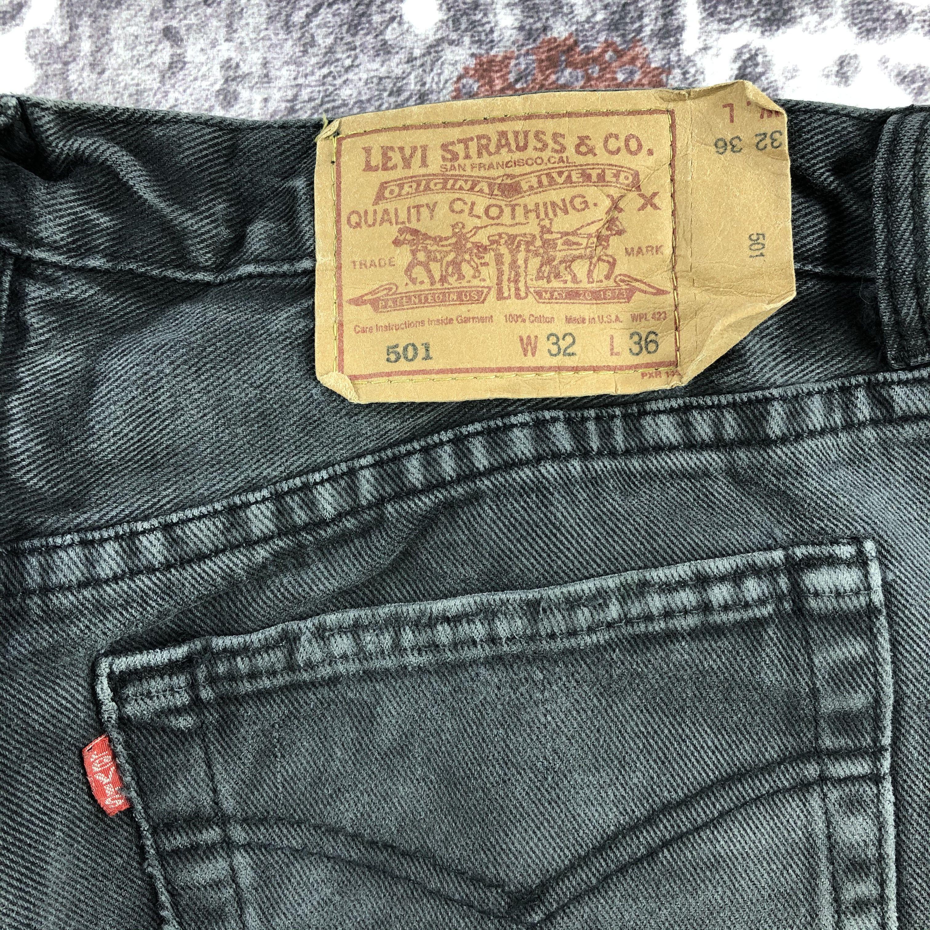 Levi's × Vintage 80s Vintage Distress Sunfaded Levis 501 Jeans-JM2098 Size US 32 / EU 48 - 6 Thumbnail