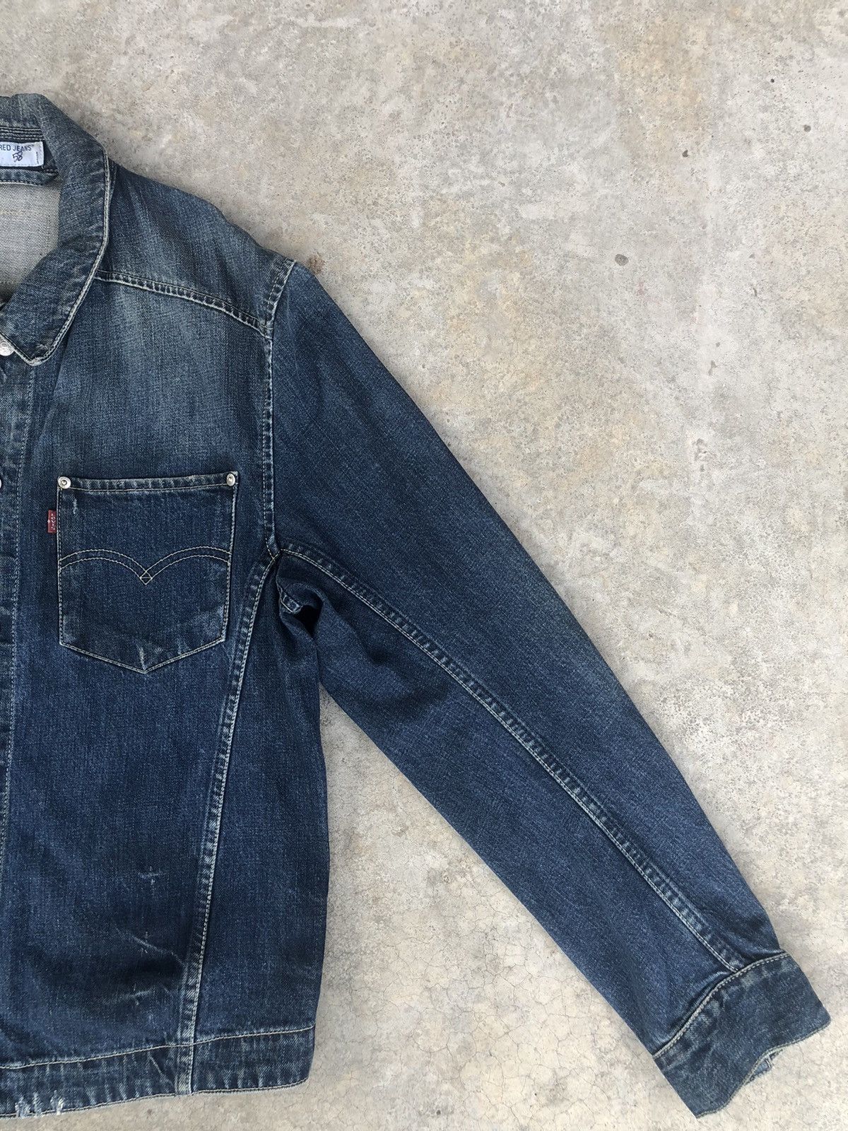 Levi's Y2k Levis Engineered Type 1 Denim Jacket Distressed Size US L / EU 52-54 / 3 - 4 Thumbnail