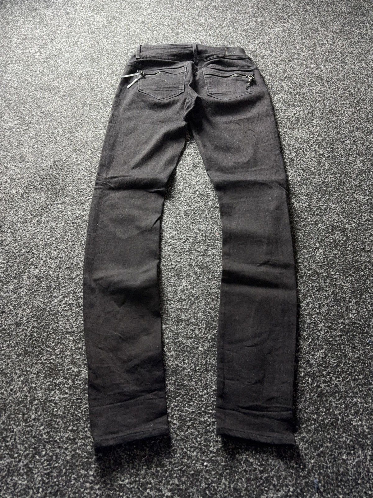 G-Star Y2K 00s vntg G-Star RAW Midge Cody Mid Skinny Black Jeans Size 28" / US 6 / IT 42 - 11 Thumbnail