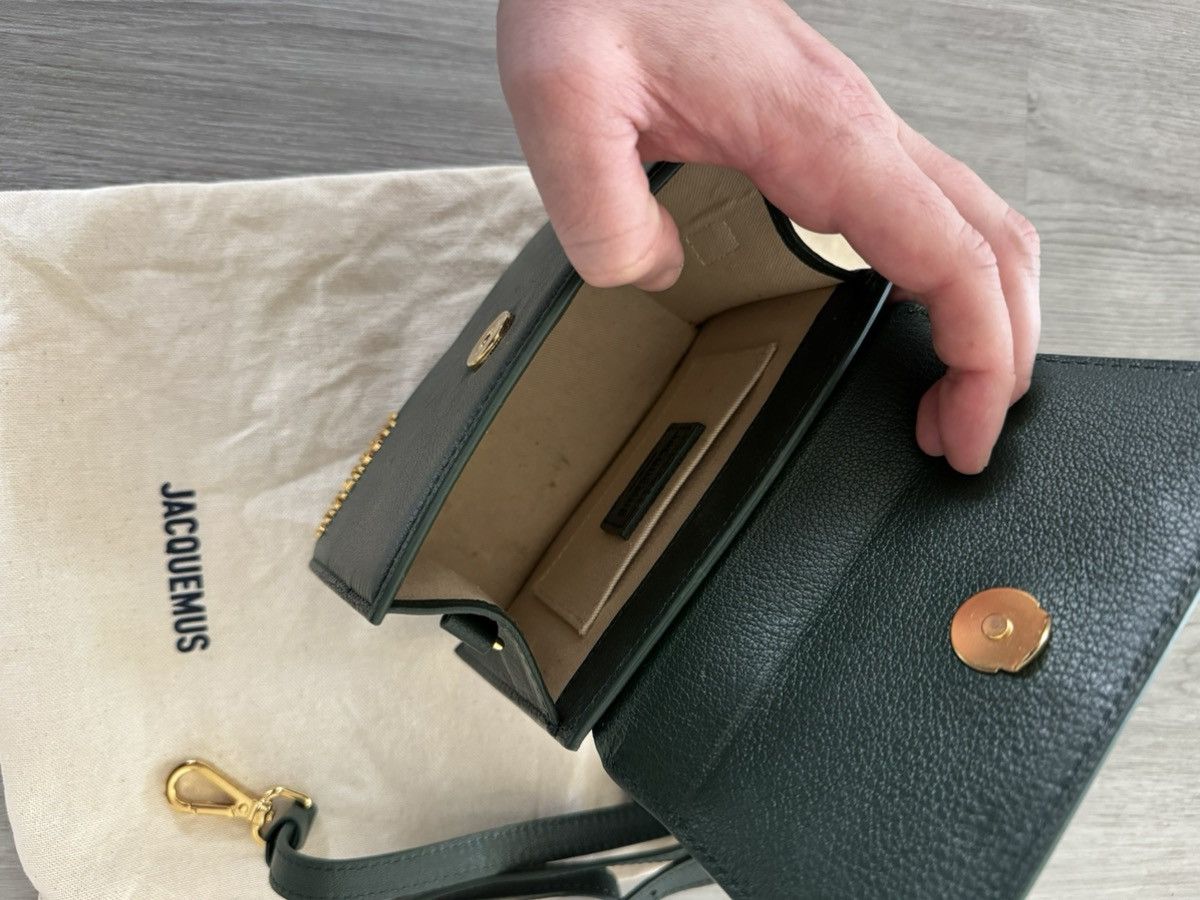 Jacquemus Jacquemus Chiquito Small Green Bag leather Size ONE SIZE - 8 Thumbnail