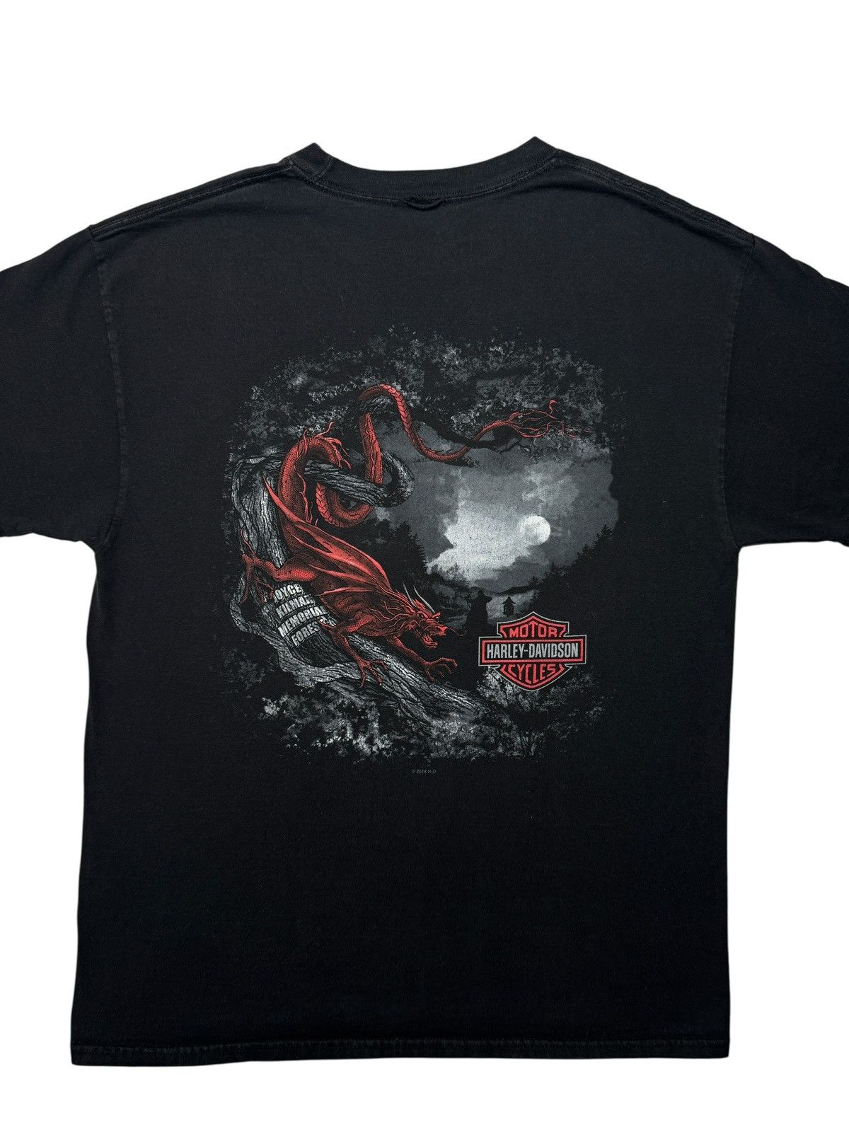 Harley Davidson 2014 Harley Davidson Dragon Tee Shirt Size US L / EU 52-54 / 3 - 2 Thumbnail