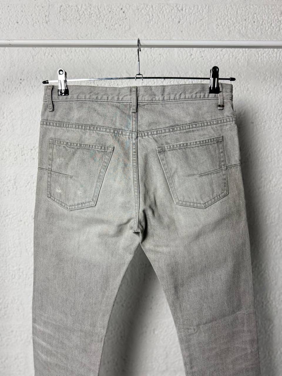 Dior Dior Hedi Slimane Gray Denim Jeans Japan Made Size US 31 - 8 Thumbnail