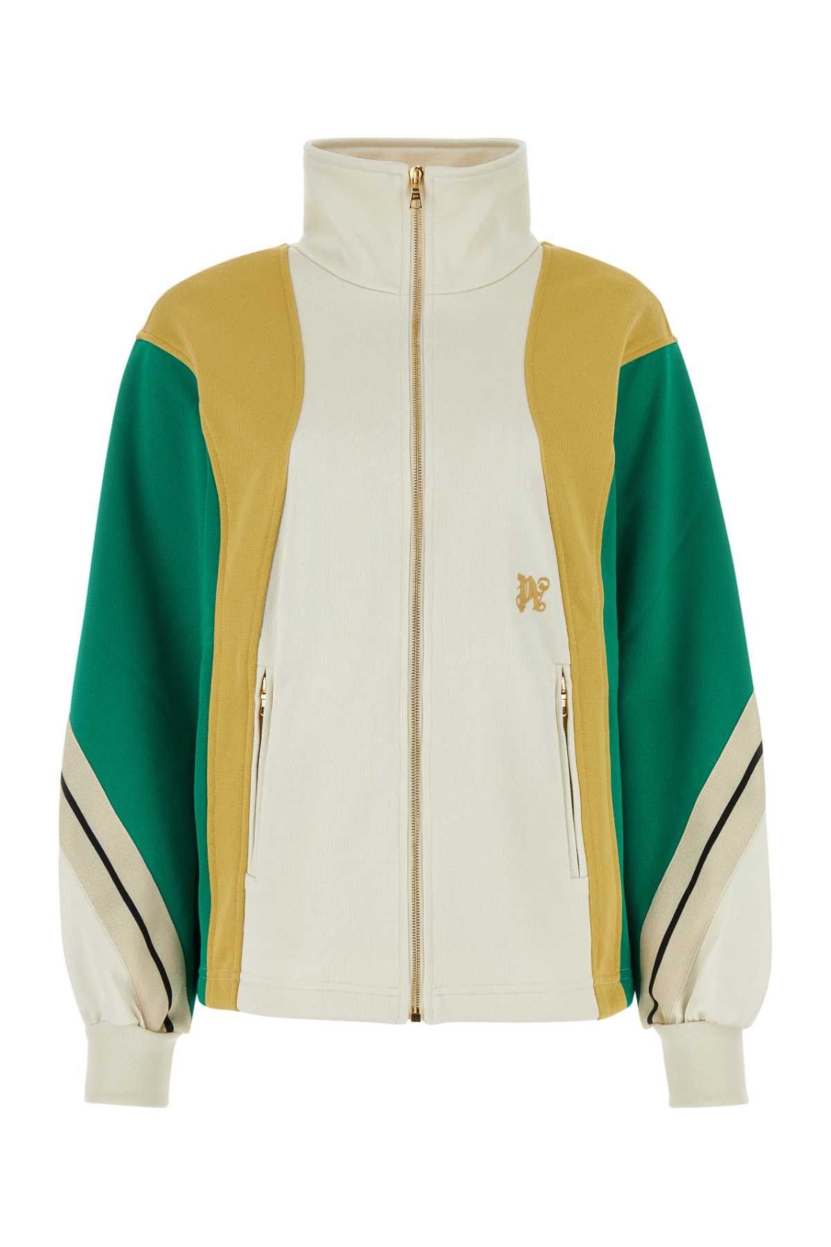 image of Palm Angels Multicolor Polyester Blend Sweatshirt, Women's (Size Medium)