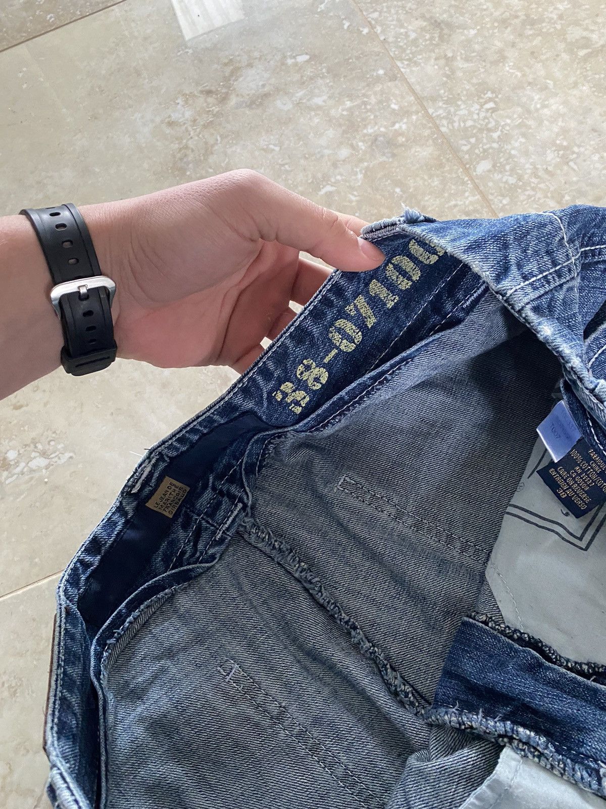 Marithe + Francois Girbaud Vintage Crazy Denim Marithe Francois Girbaud Baggy Shorts Size US 38 / EU 54 - 10 Thumbnail