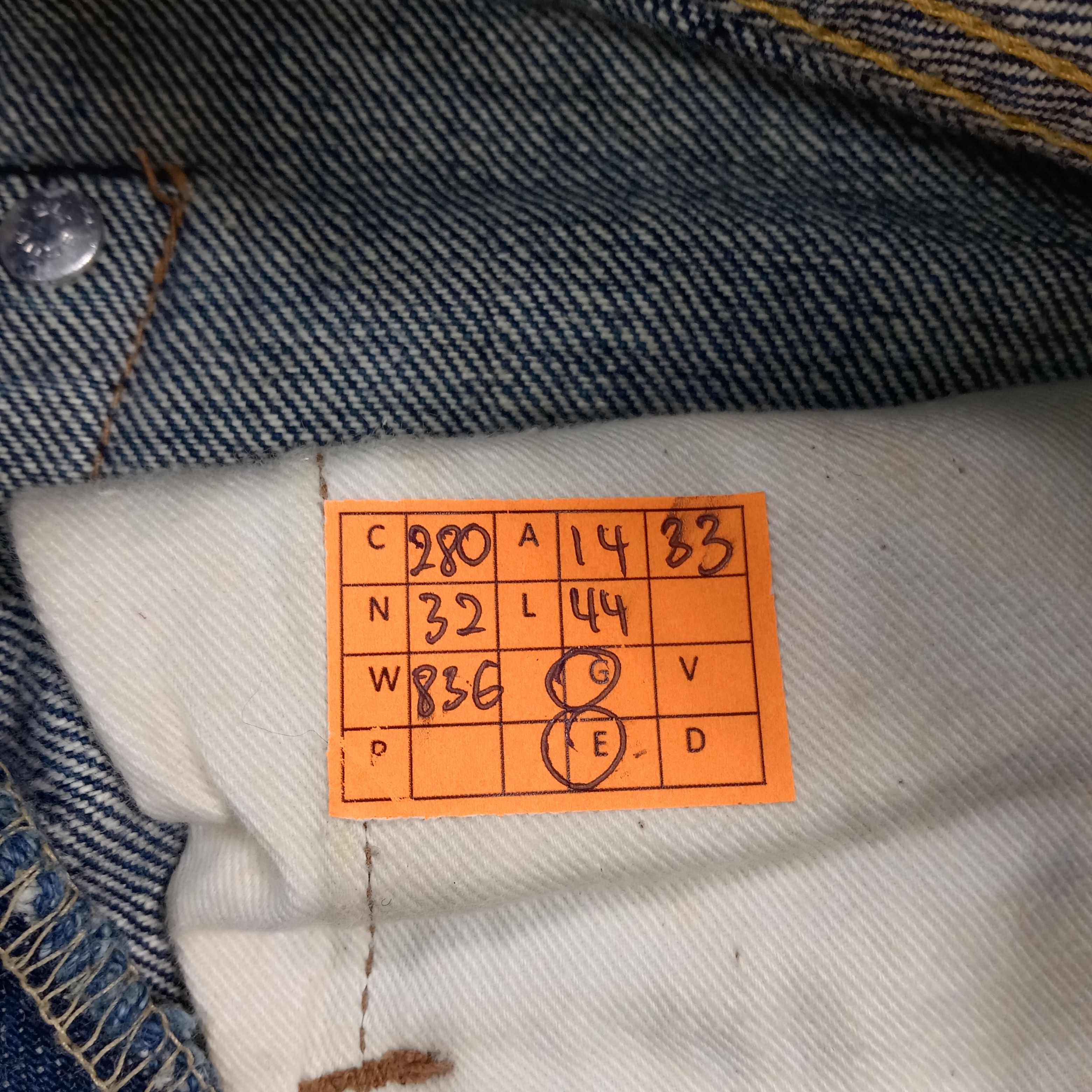 Evisu Evis Japanese Brand Selvedge Denim Jeans C280N32s Size US 29 - 16 Thumbnail