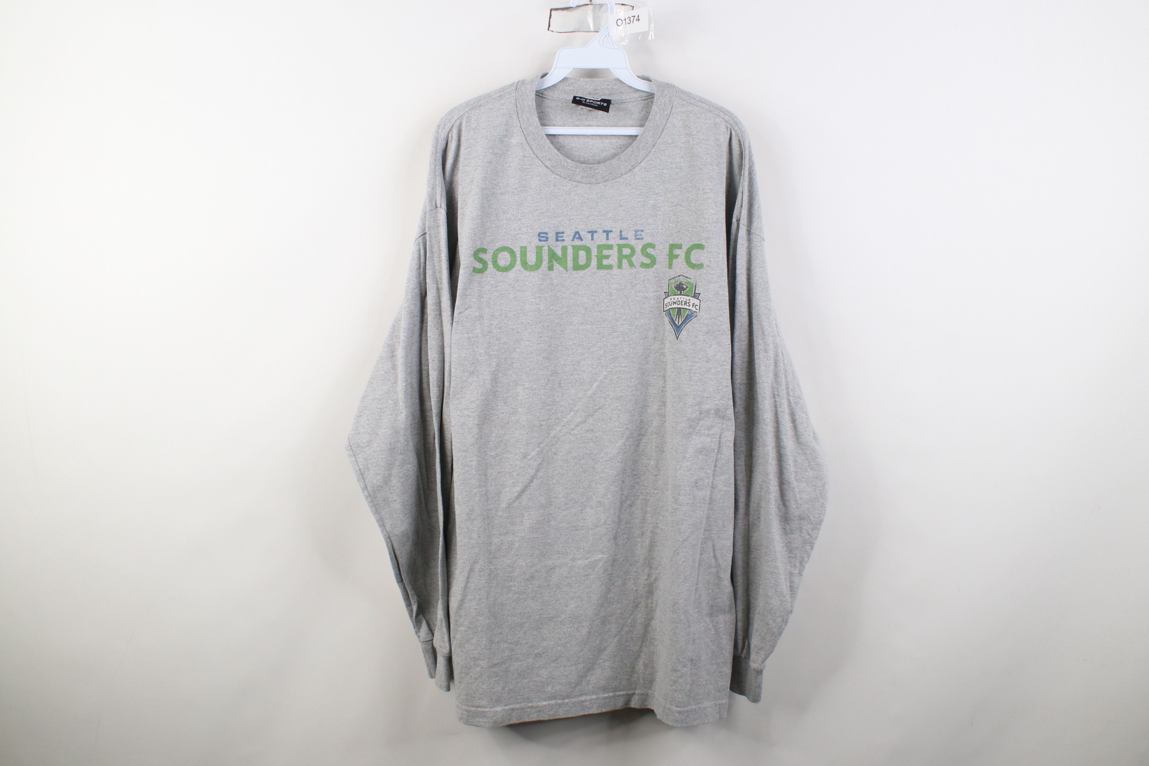 Vintage Vintage MLS Seattle Sounders FC Soccer Long Sleeve T-Shirt Size US XXL / EU 58 / 5 - 1 Thumbnail