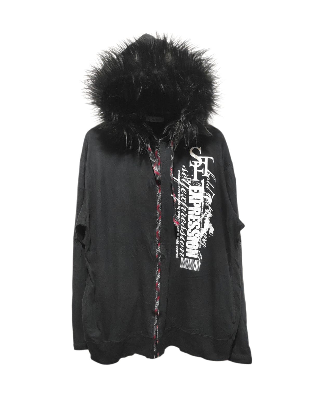 If Six Was Nine Sorridere Zipper Fur Hoodie i6w9 Lgb Style Size US L / EU 52-54 / 3 - 1 Thumbnail