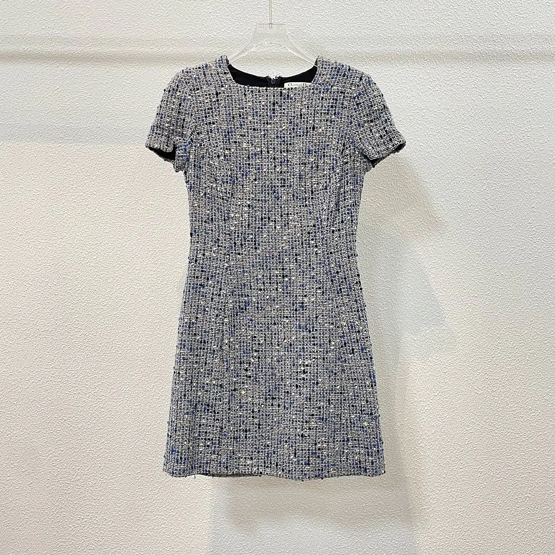 Dior Dior Tweed Mini Dress Size 36 Size XS / US 0-2 / IT 36-38 - 1 Thumbnail