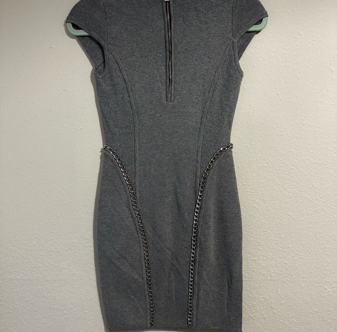 MILLY Knit chain, body con dress Size S / US 4 / IT 40 - 4 Thumbnail
