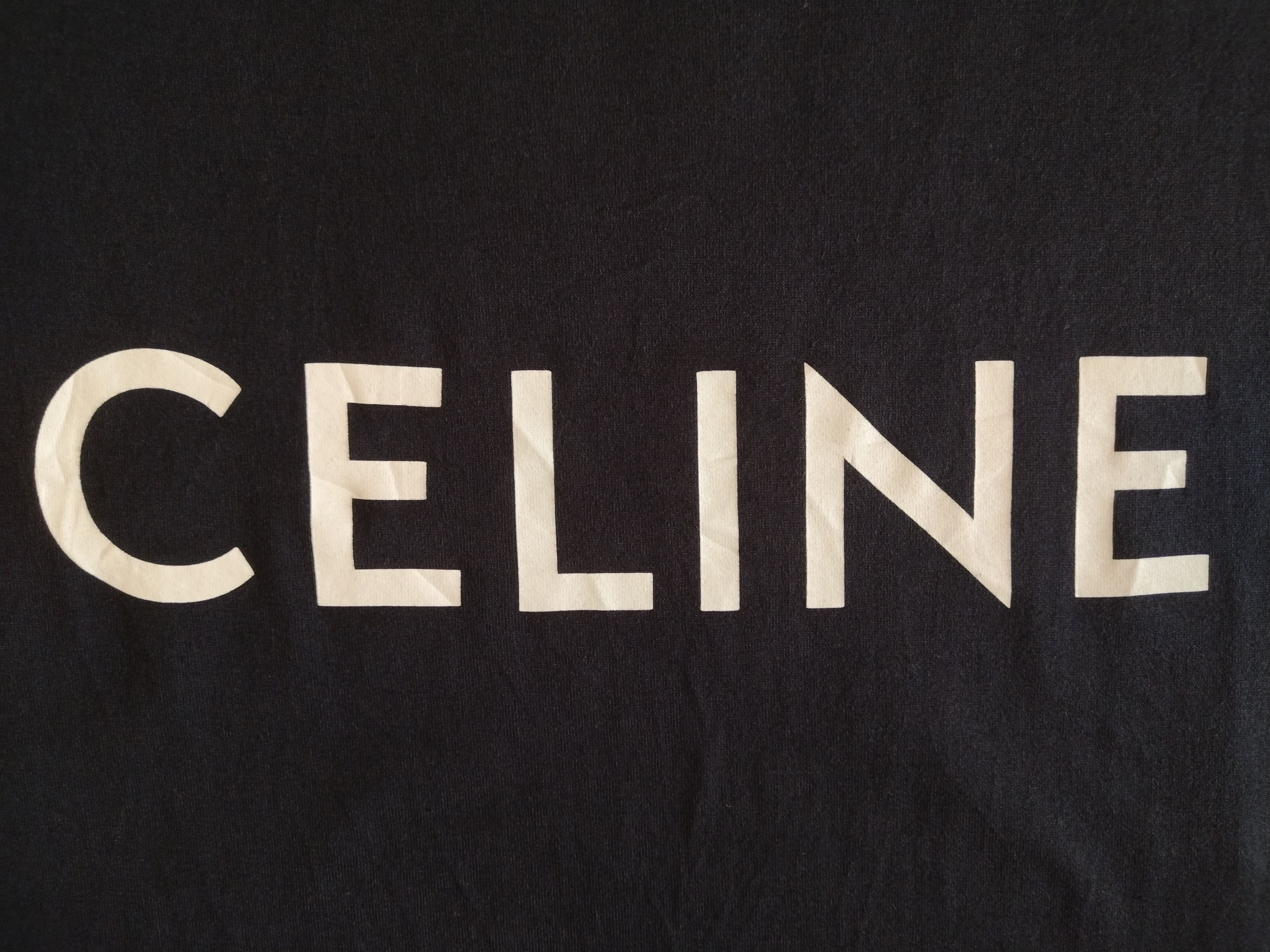 Celine 🔥Last drop! Cool Distressed LISA BLACKPINK Celine Black Tee Size US L / EU 52-54 / 3 - 10 Thumbnail