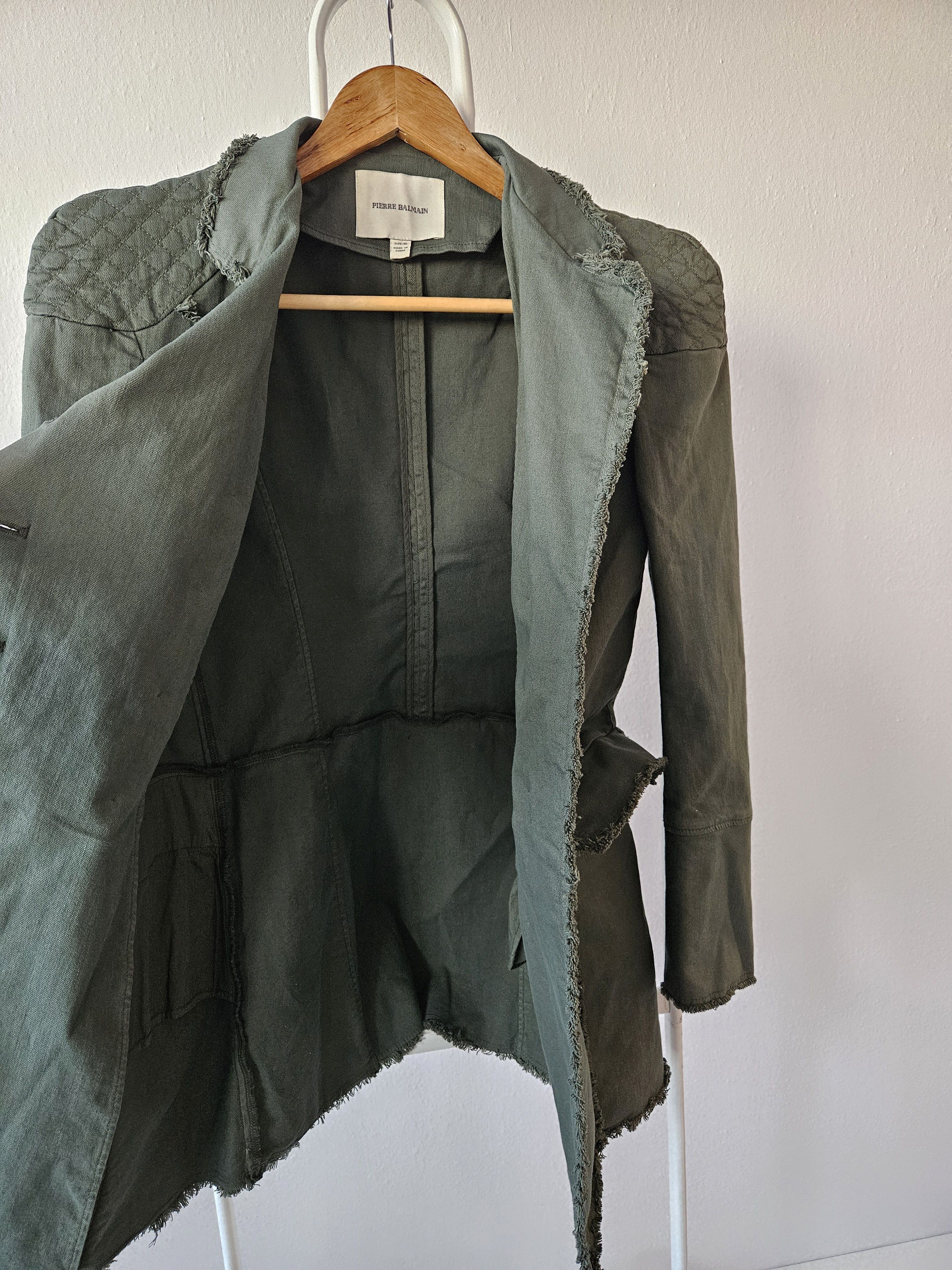 Pierre Balmain Pierre Balmain raw edge double breasted napoleon coat Size XS / US 0-2 / IT 36-38 - 12 Thumbnail