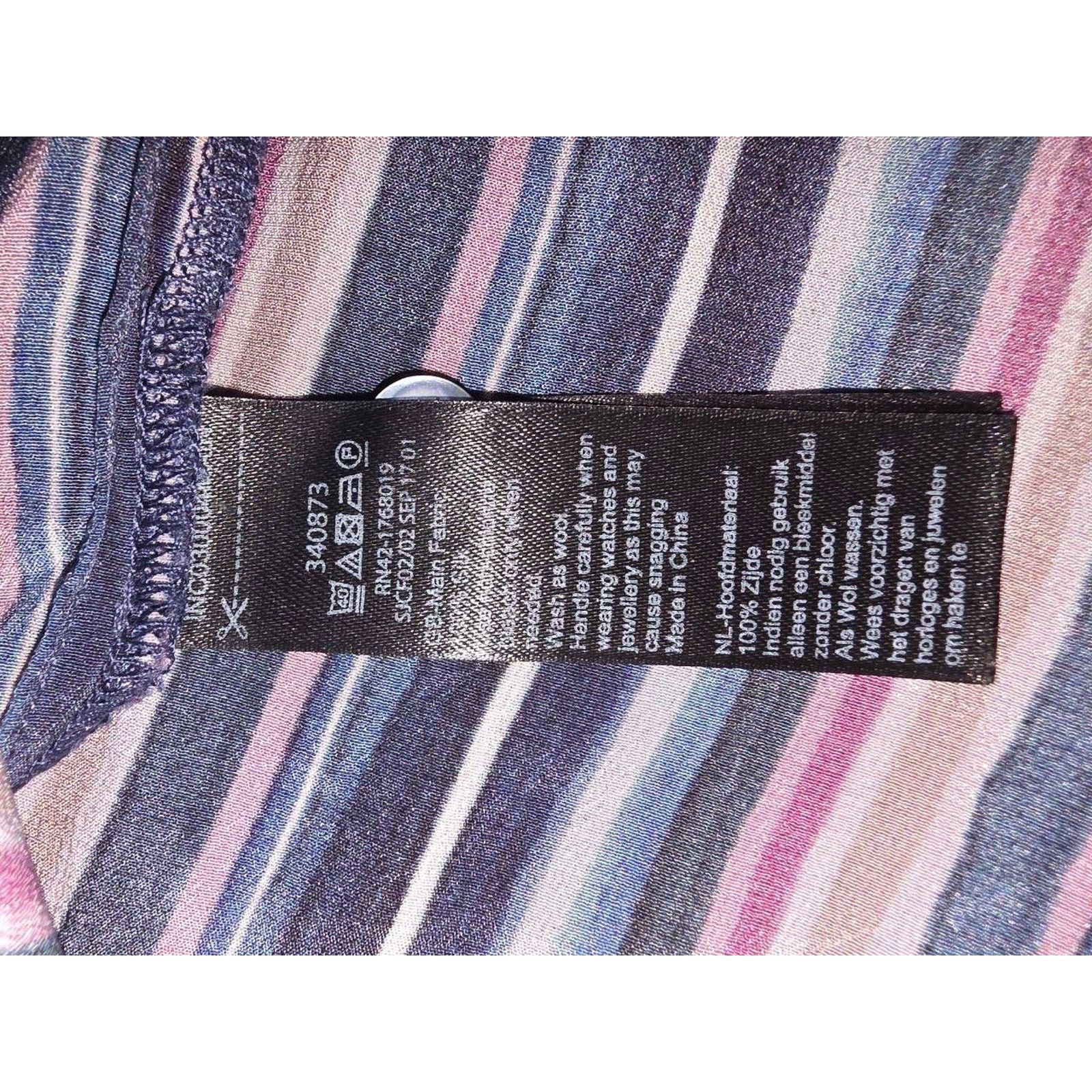 & Other Stories Moonsoon striped v neck shirt tunic size 1X A003269 Size 4XL / US 24-26 - 6 Thumbnail