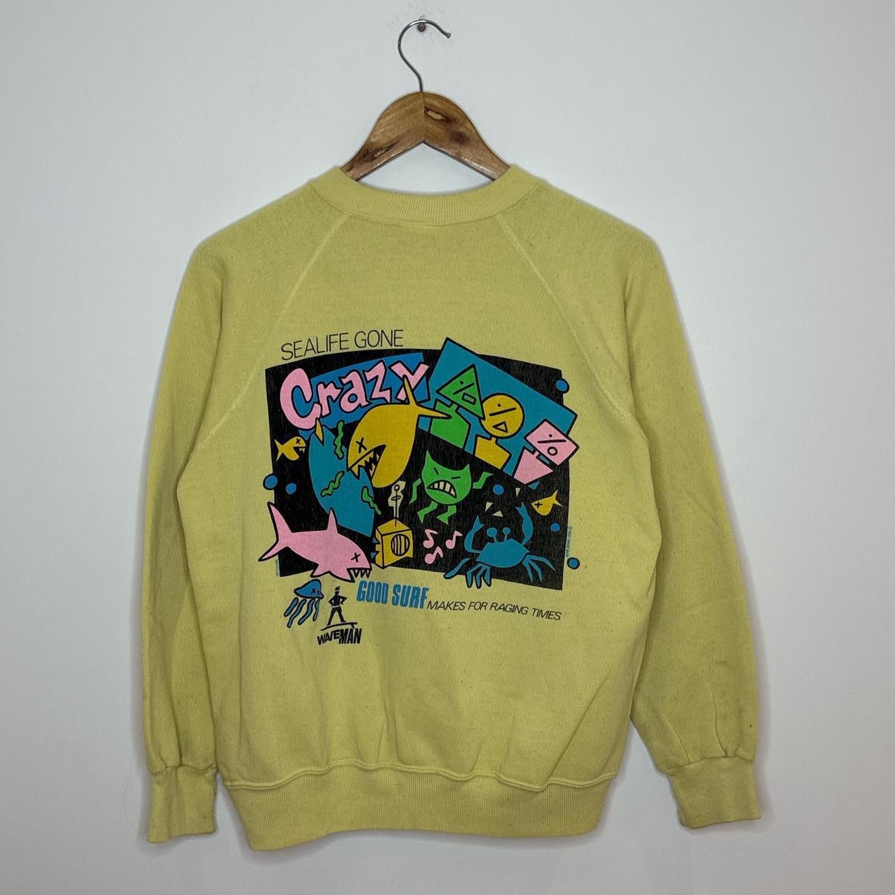 Vintage Vintage Surf Man Crew Neck Sweatshirt Size US M / EU 48-50 / 2 - 1 Thumbnail
