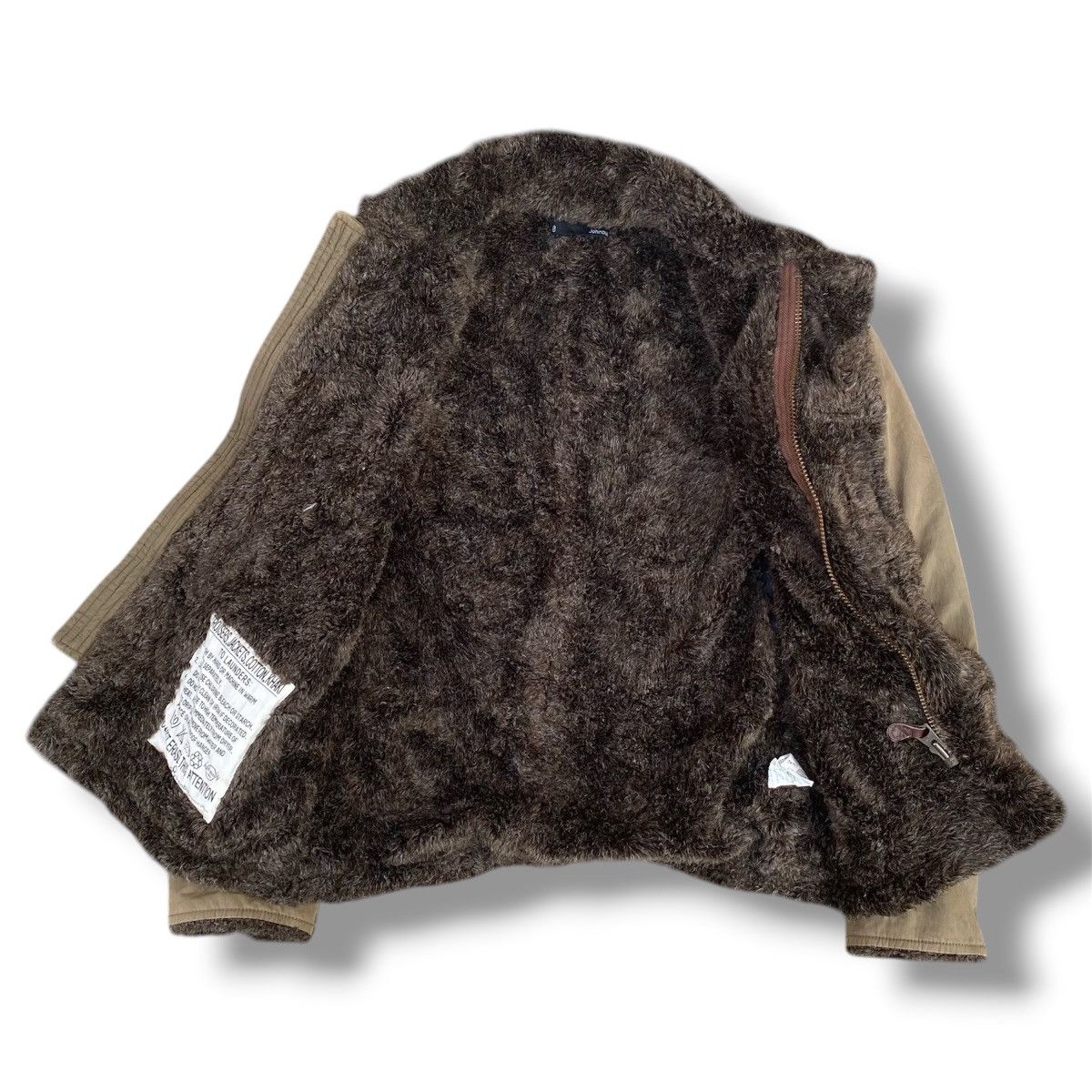 Le Grande Bleu (L.G.B.) Vintage Johnbull Kojima Faux Fur Jacket. #G7 Size US S / EU 44-46 / 1 - 4 Thumbnail