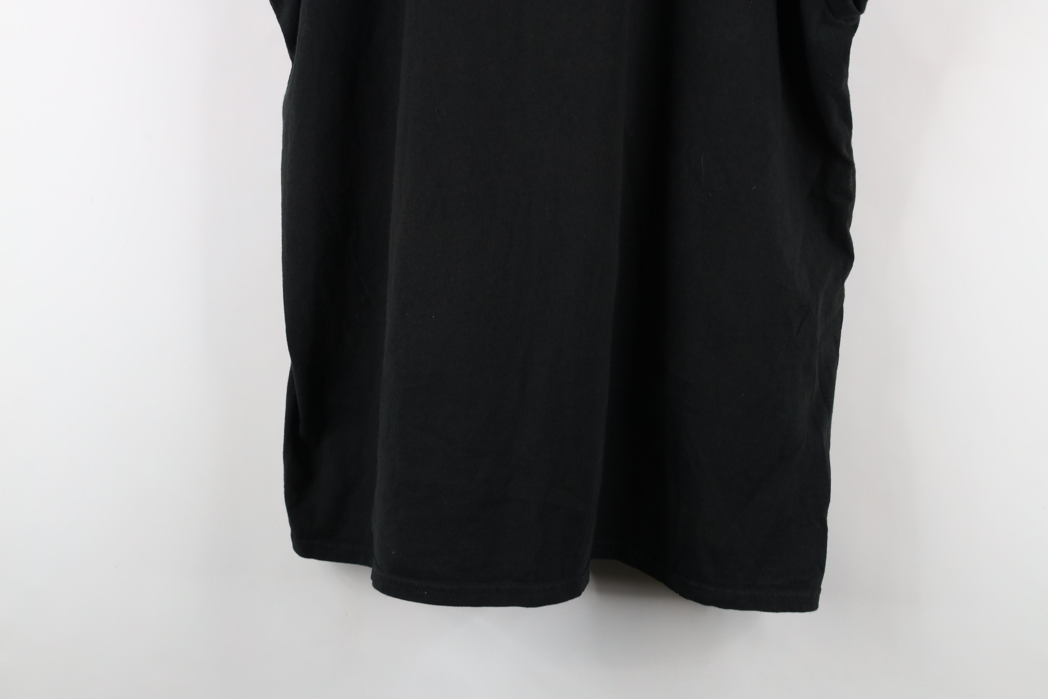 Vintage Vintage 90s Streetwear Heavy Cotton Muscle T-Shirt Black Size US XL / EU 56 / 4 - 3 Thumbnail