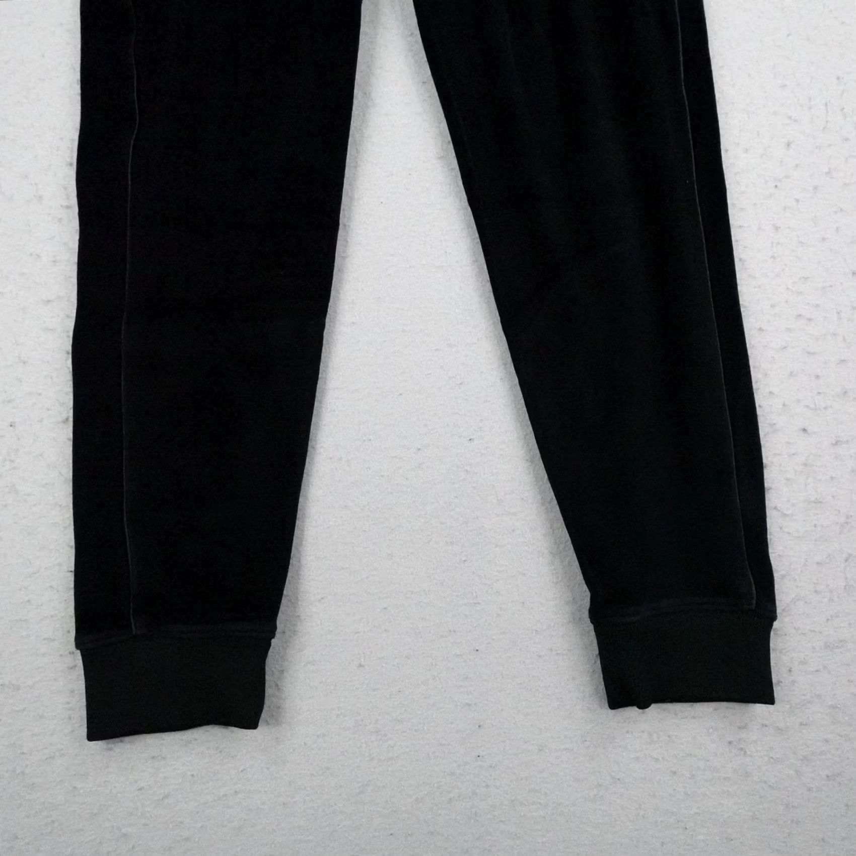 Hugo Boss HUGO BOSS Pants Mens M Black Velour Jogger Sweatpants Sweatpants Tracksuit Sweatpants Size 40R - 4 Thumbnail