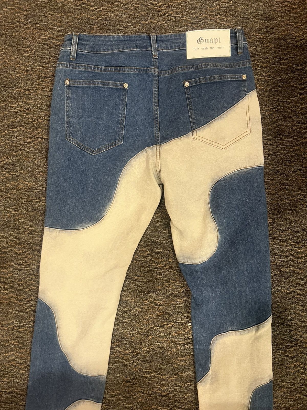GUAPI Guapi Vintage Wavy stacked Jeans Size US 34 / EU 50 - 3 Thumbnail