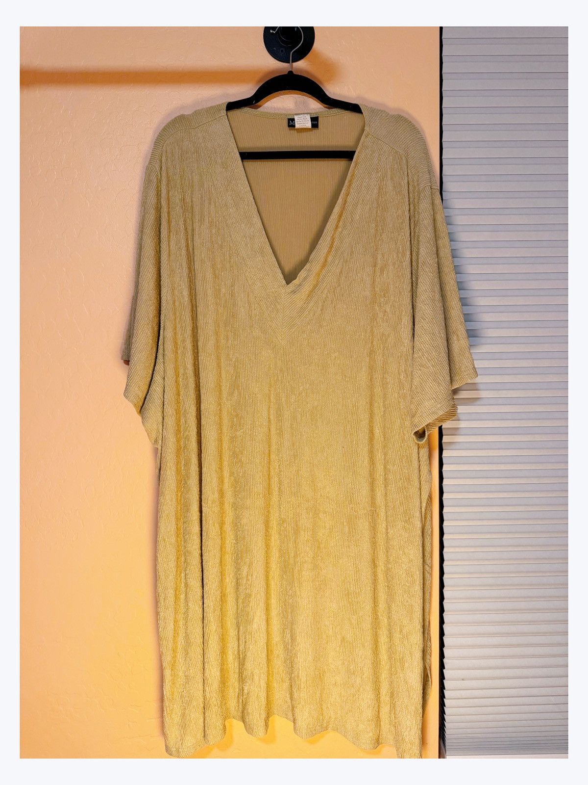 Other MiB Collection Textured V-Neck Tunic Dress – Made in USA Size XL / US 12-14 / IT 48-50 - 1 Thumbnail