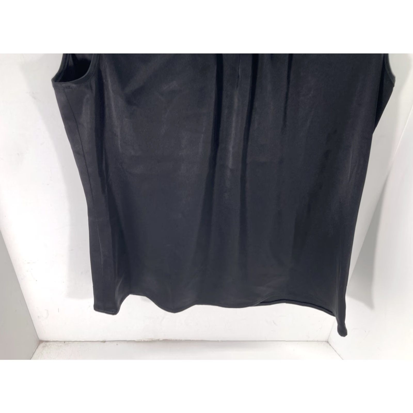 Vintage St John Tank Shirt Women Large Black Sleeveless Pullover Triacetate Stretch Tank Shirt Women Large Black Sleeveless Pullover 90s? Size L / US 10 / IT 46 - 3 Thumbnail