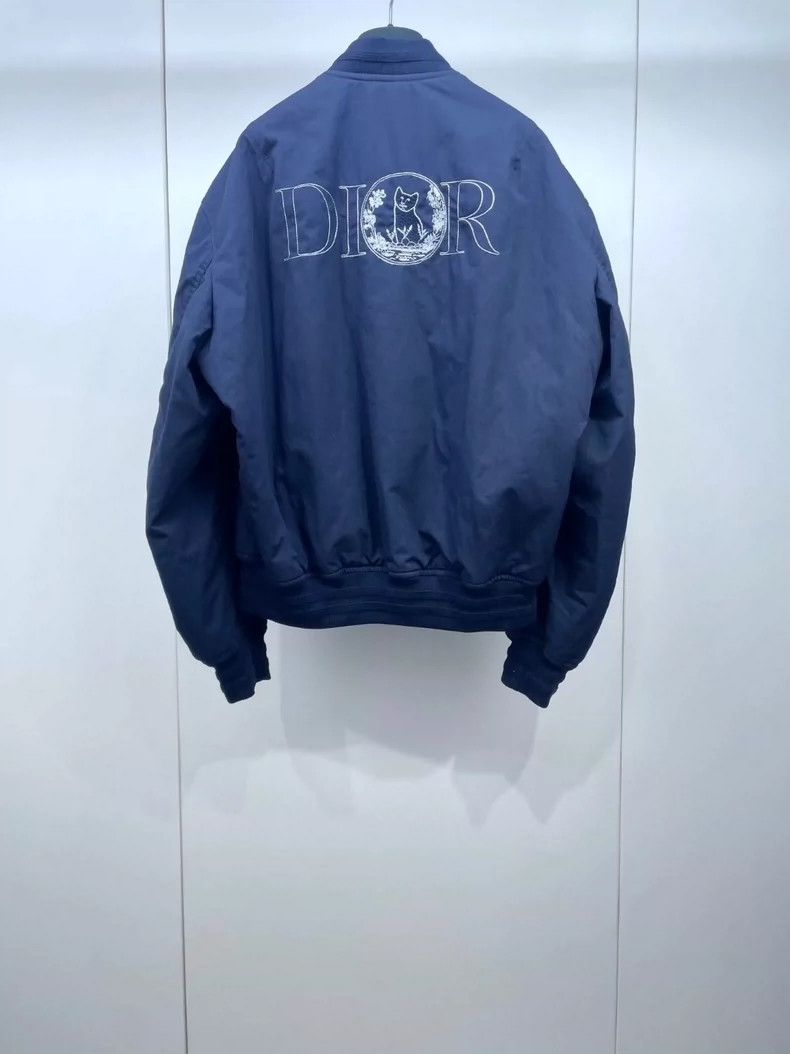 Dior Dior 25 new dark blue flying zipper jackets Size US M / EU 48-50 / 2 - 2 Thumbnail